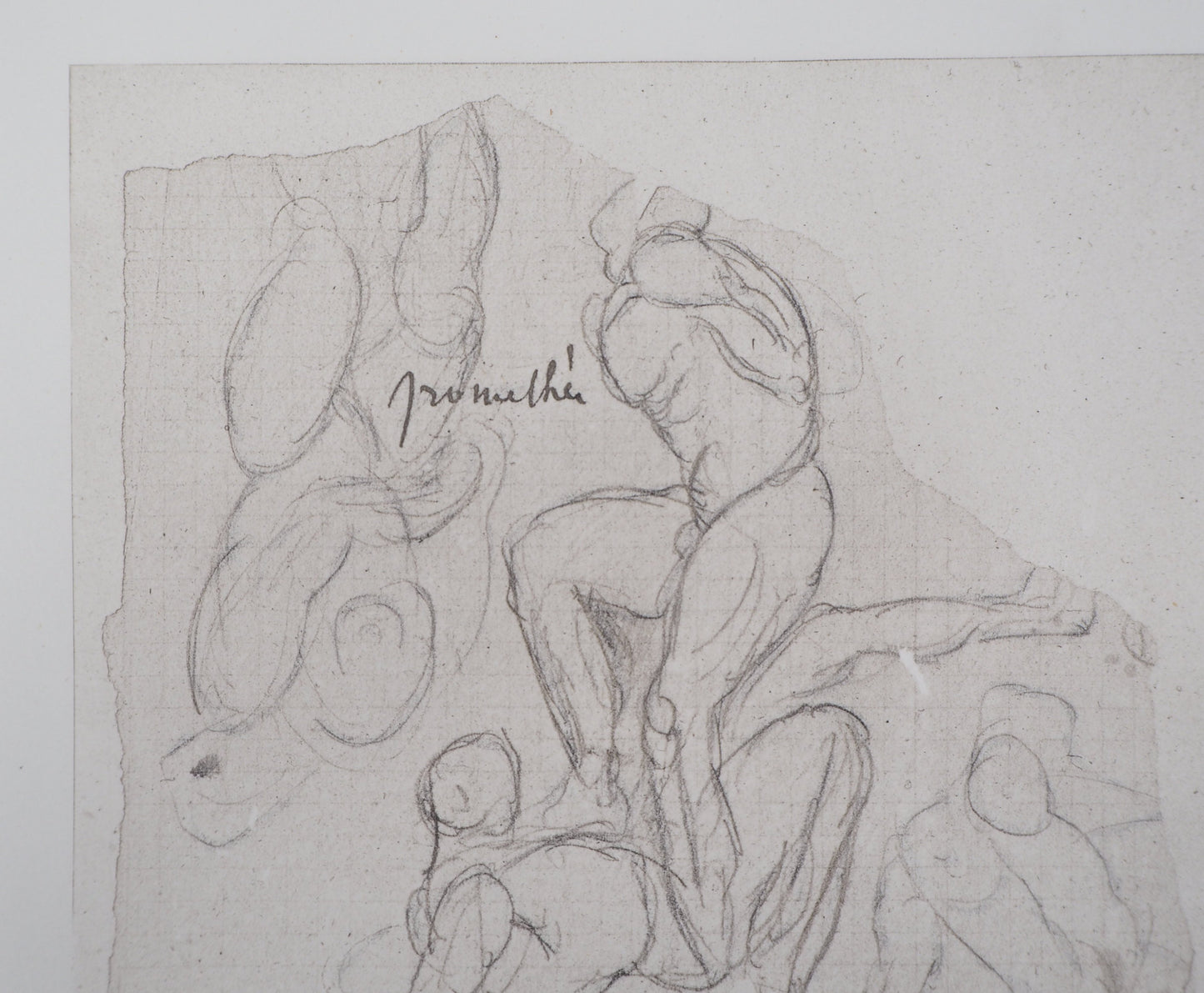 Auguste RODIN : Prométhée - Gravure