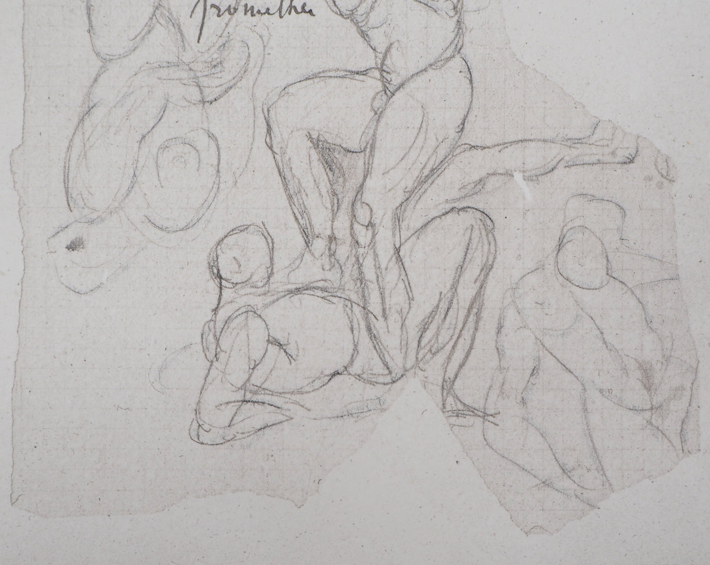 Auguste RODIN : Prométhée - Gravure