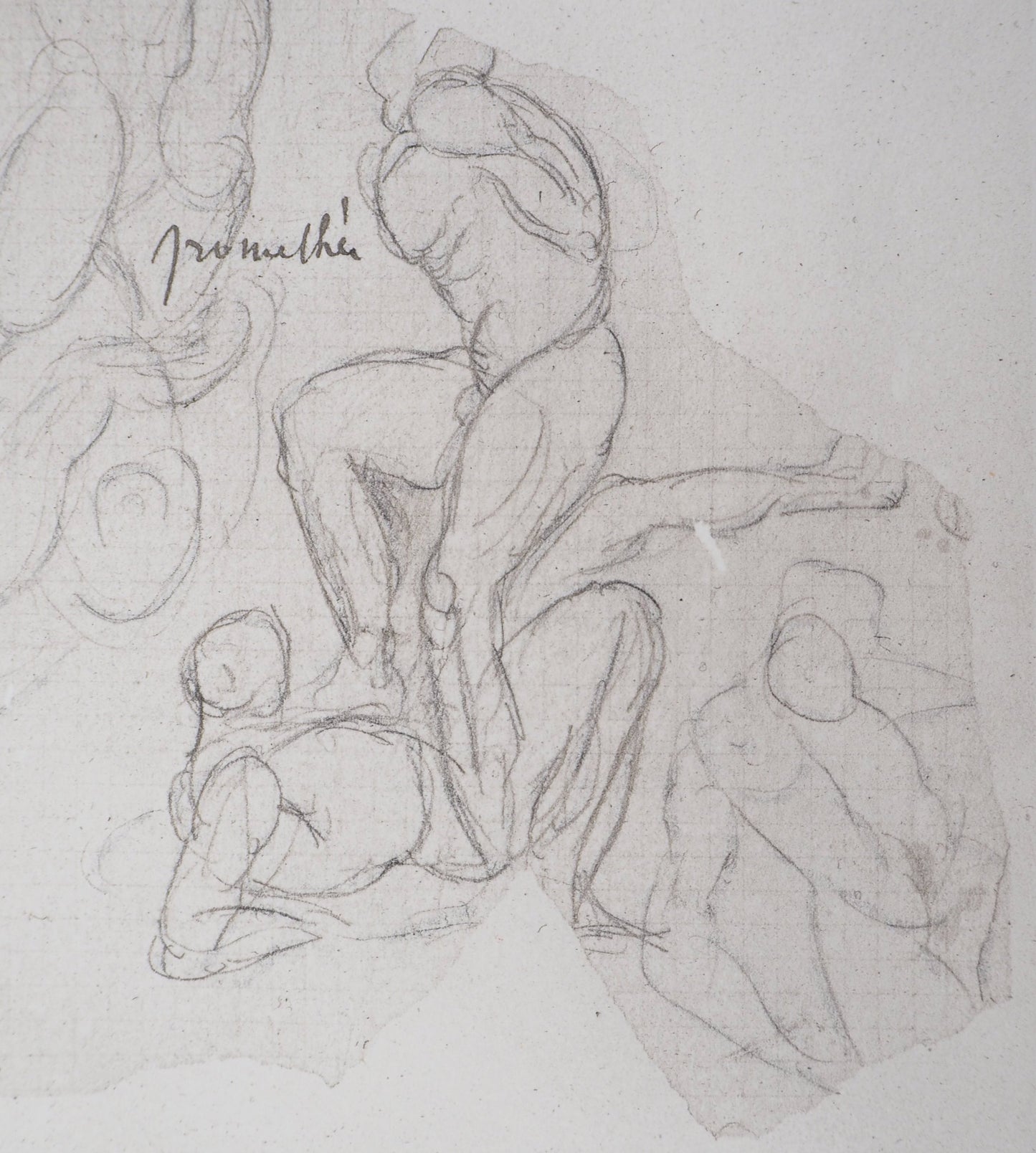 Auguste RODIN : Prométhée - Gravure