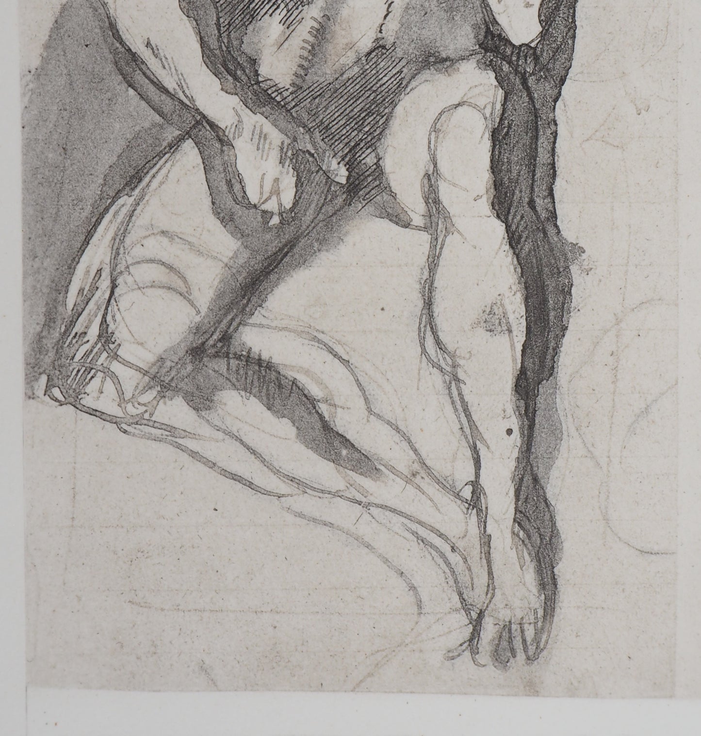 Auguste RODIN : Cerbère - Gravure
