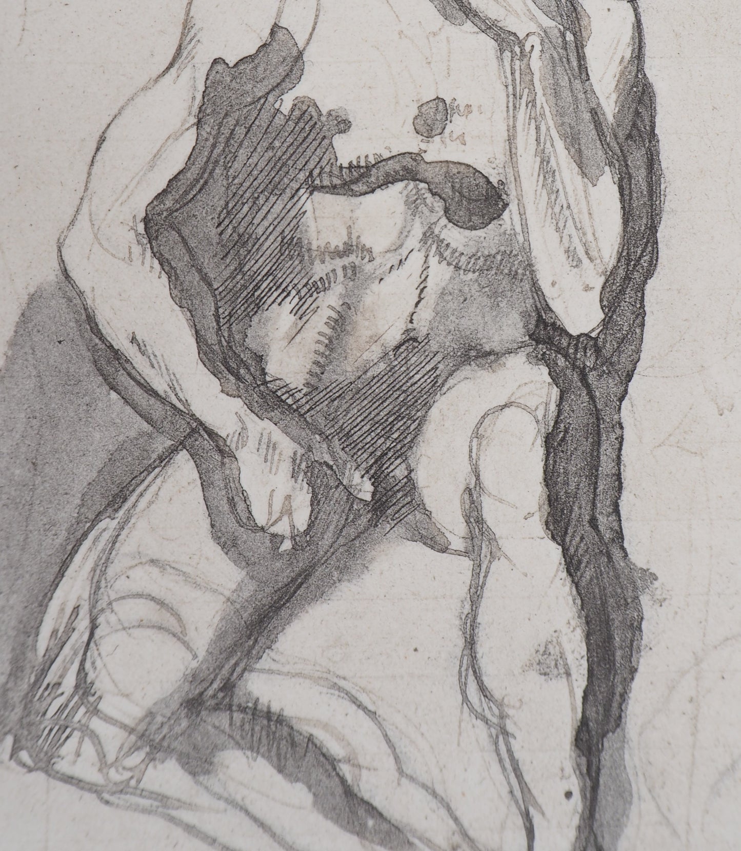 Auguste RODIN : Cerbère - Gravure