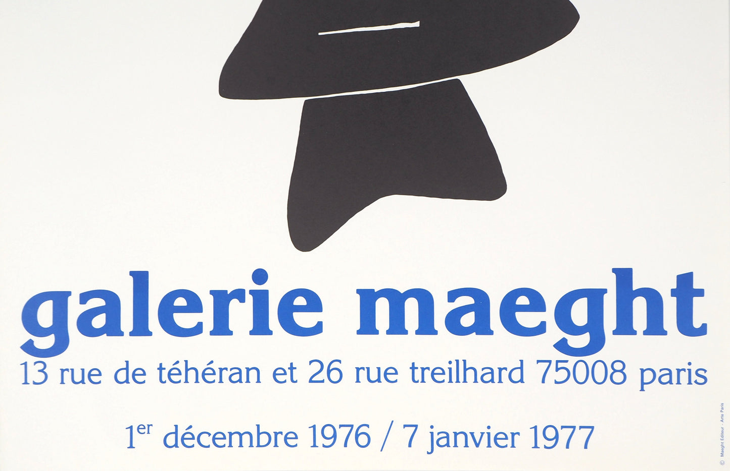 Alexander CALDER : Exposition Maeght, 1976 - Lithographie originale