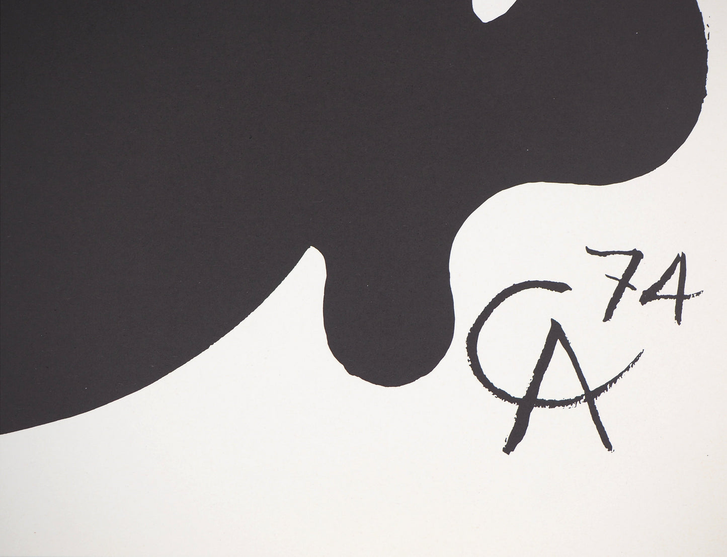 Alexander CALDER : Exposition Maeght 1974 - Lithographie originale signée
