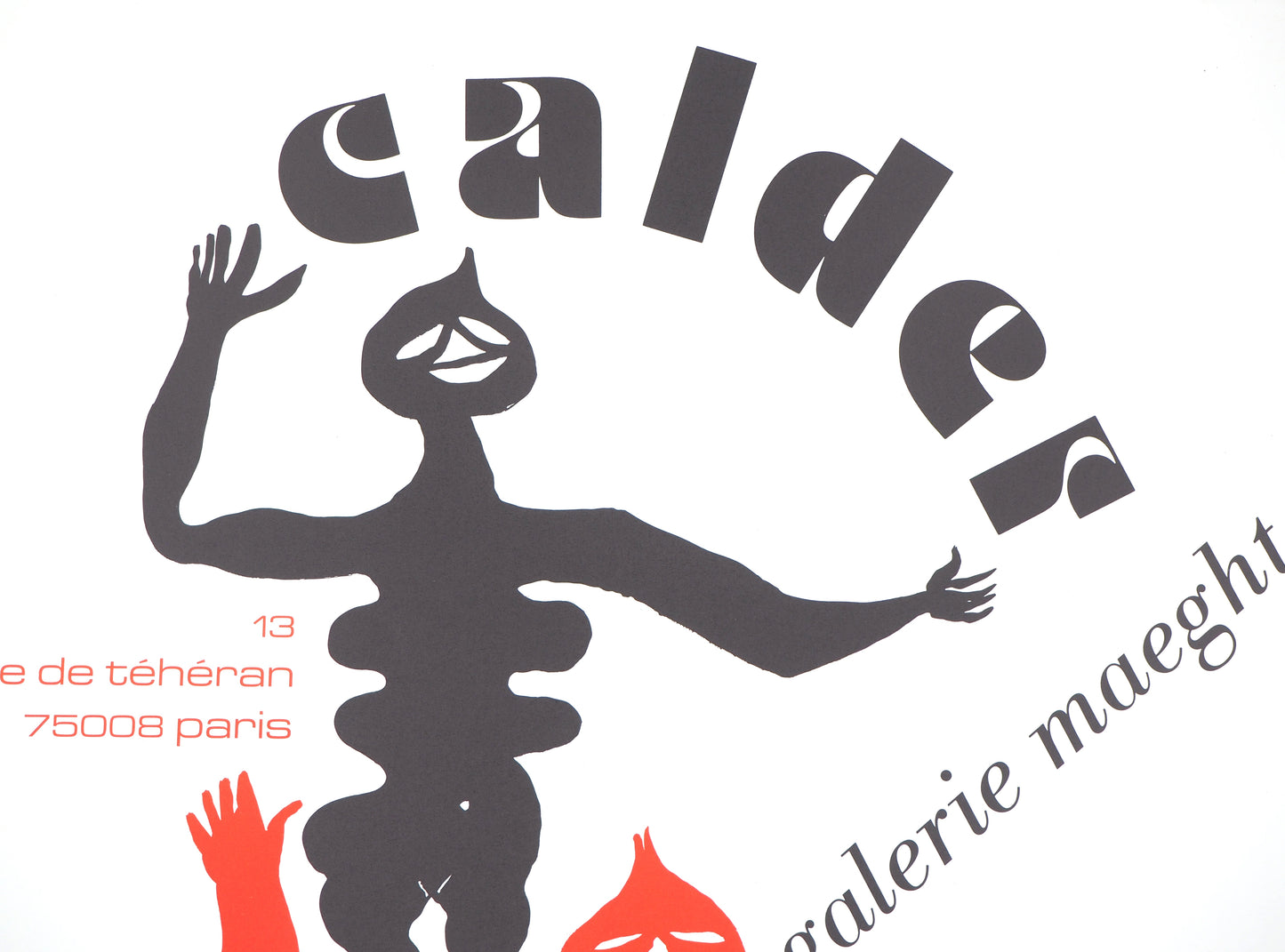 Alexander CALDER : Crags and Critters - Affiche originale