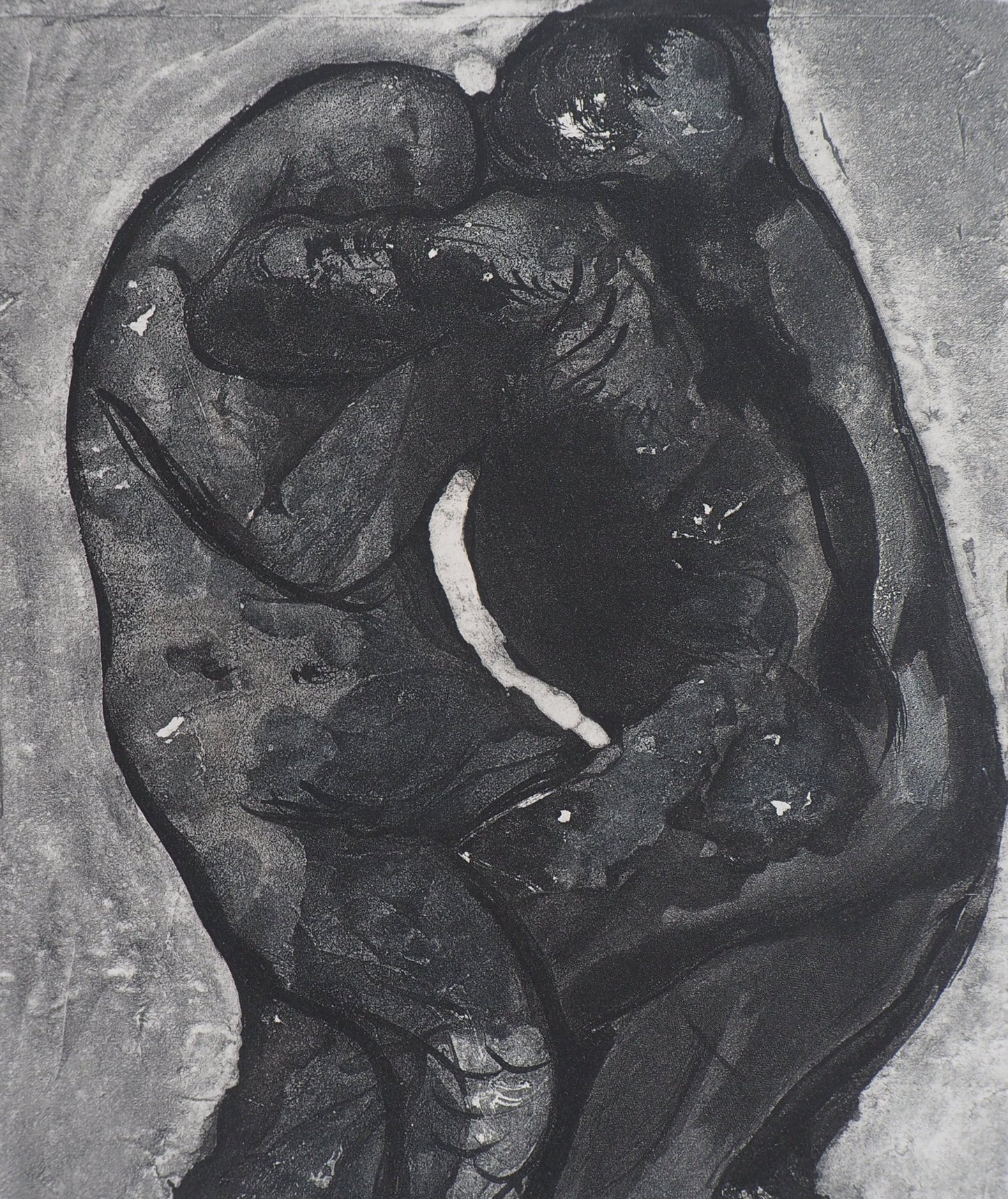 Auguste RODIN : Transmutation de l’homme et du reptile - Gravure