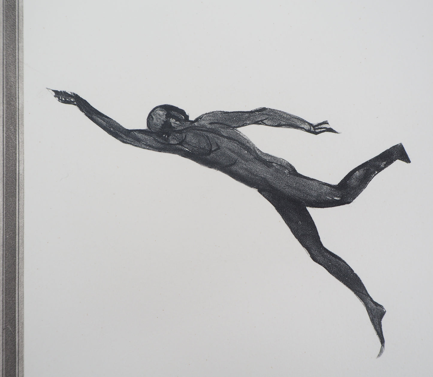 Auguste RODIN : Démon dans l’espace - Gravure