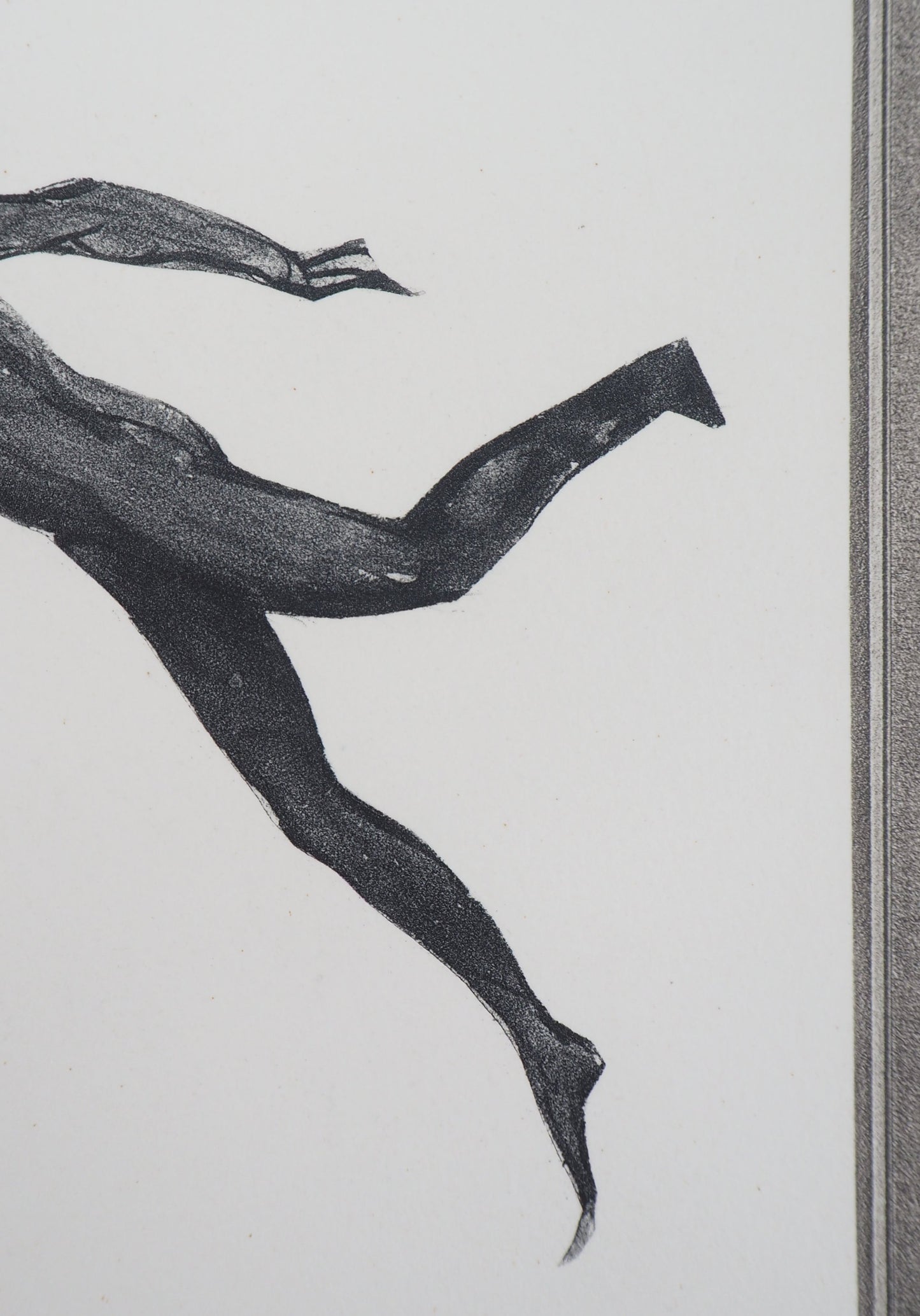 Auguste RODIN : Démon dans l’espace - Gravure