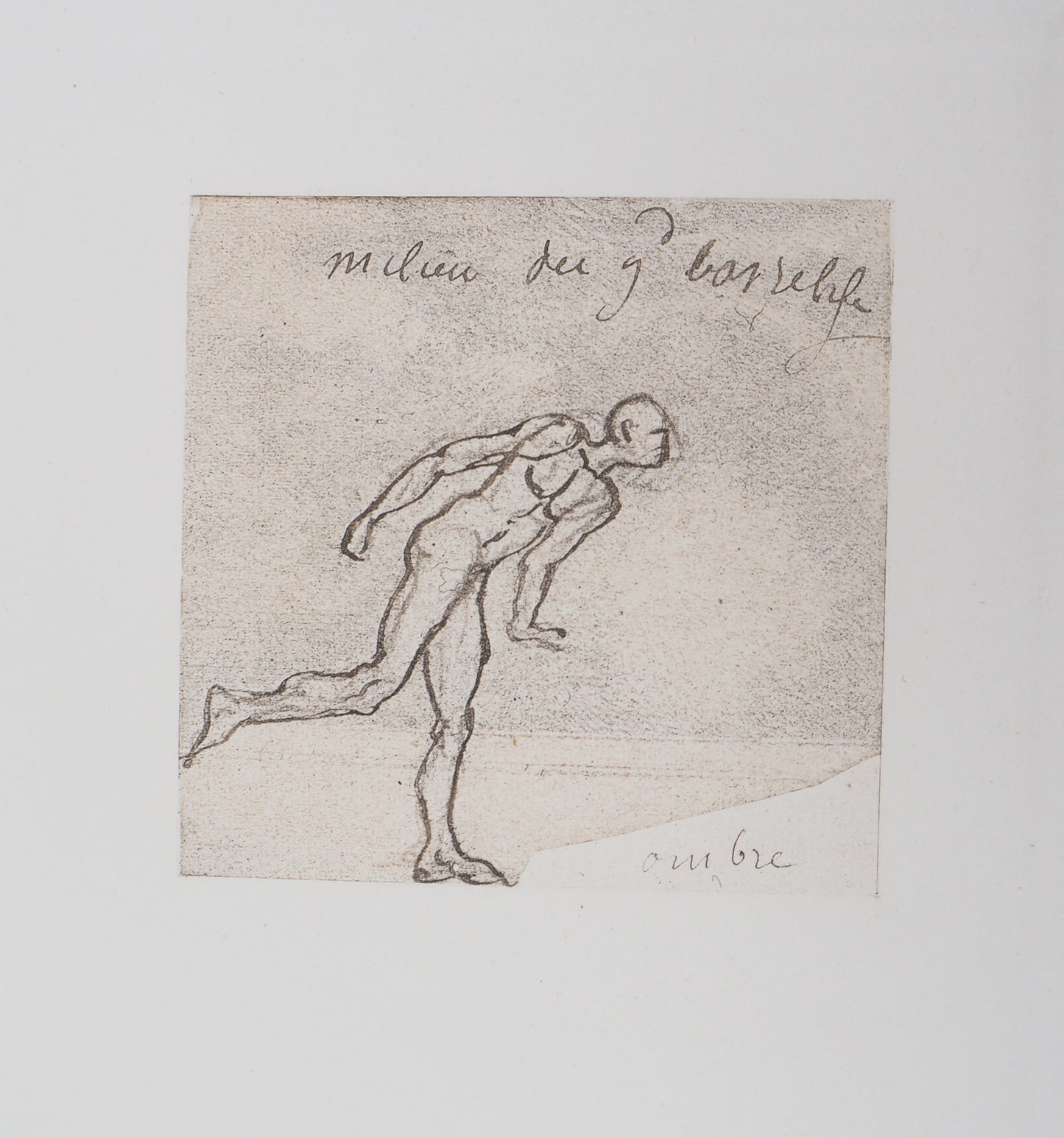 Auguste RODIN : Démon et ombre - Gravure