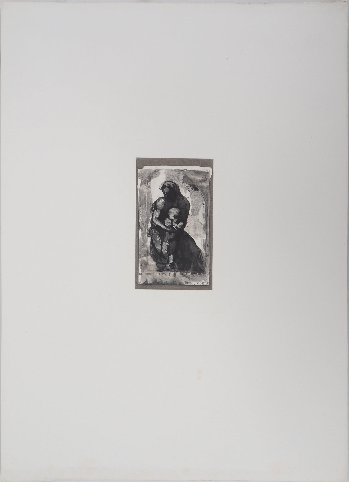 Auguste RODIN : Dante - Gravure