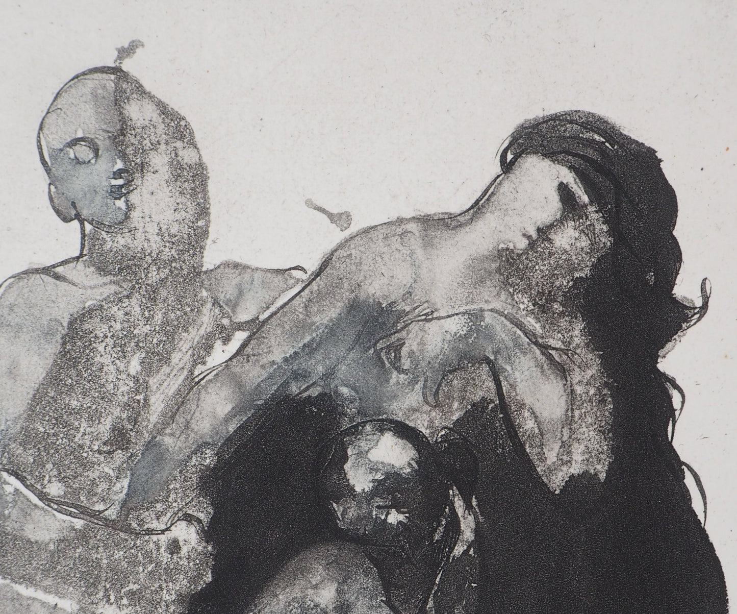 Auguste RODIN : Etude Pastorale - Gravure