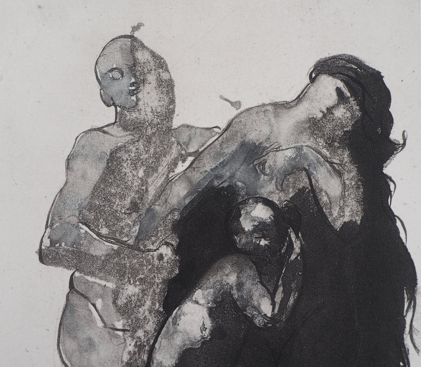 Auguste RODIN : Etude Pastorale - Gravure
