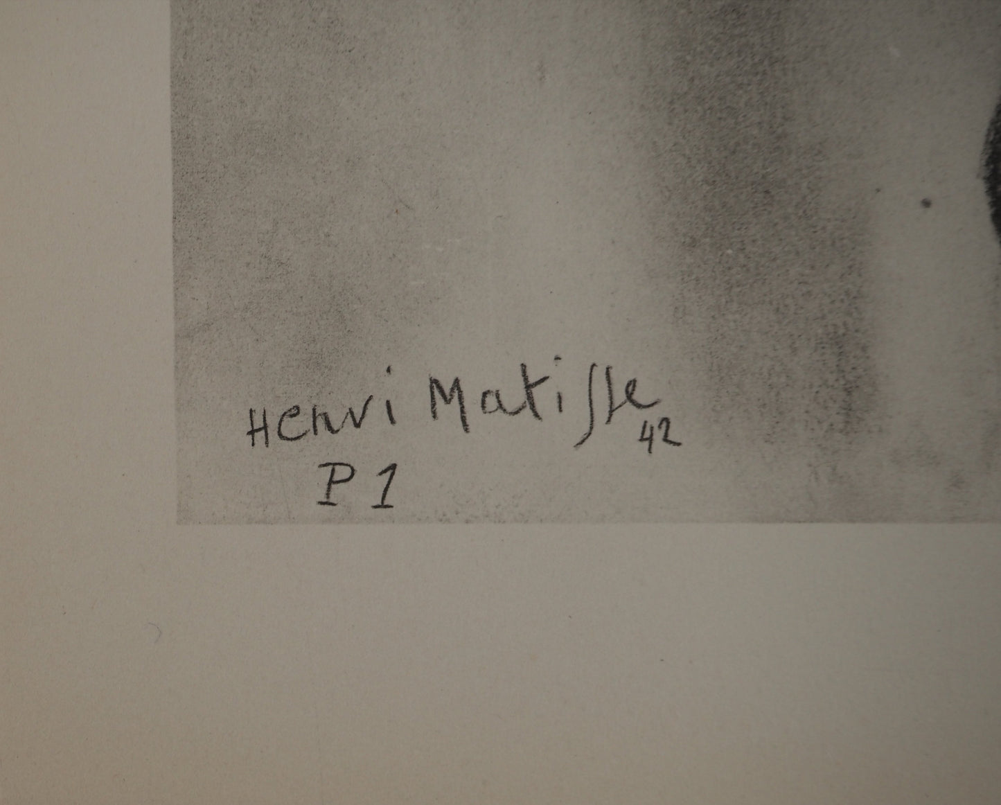 Henri MATISSE : L'intimité féminine - Lithographie signée
