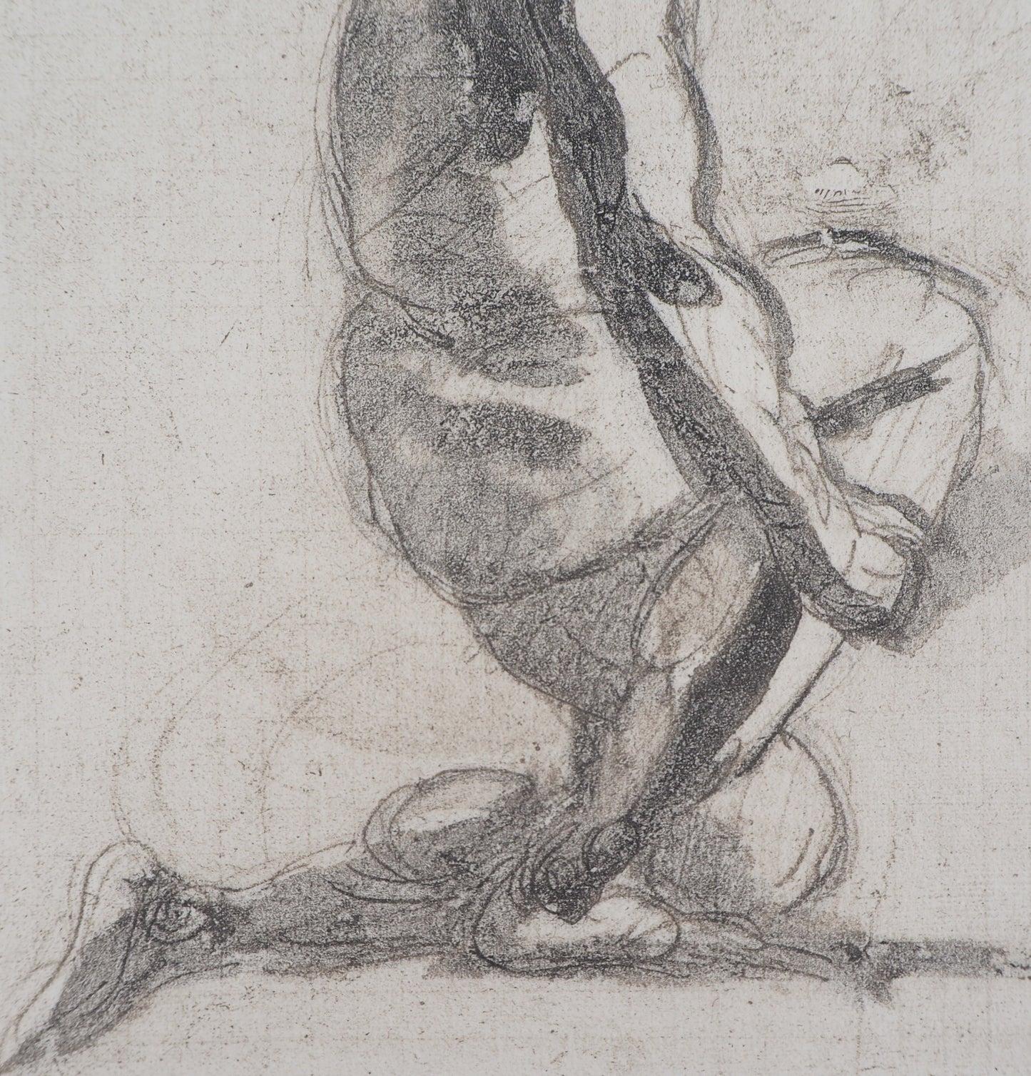 Auguste RODIN : Ombre d’homme - Gravure