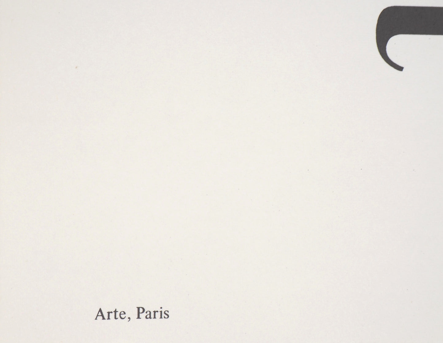 Raoul UBAC : Expo 1972 - Lithographie originale