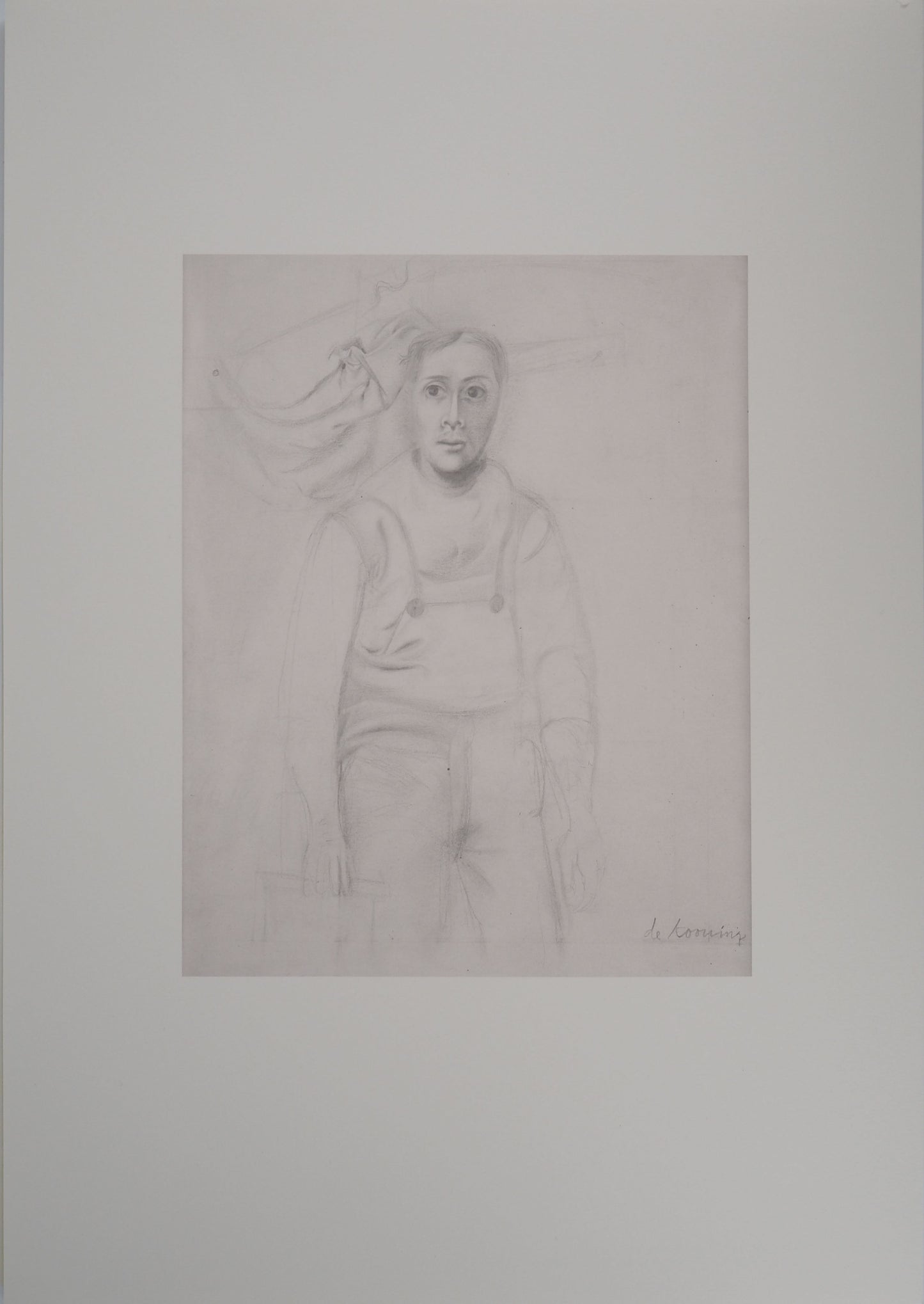 Willem DE KOONING : Working man - Lithographie signée