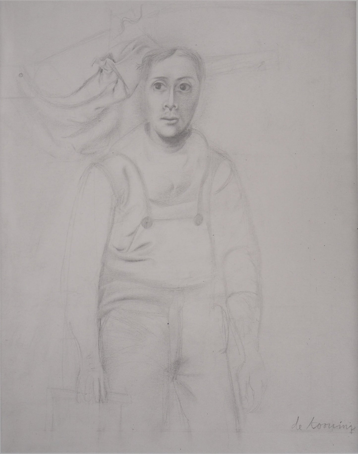 Willem DE KOONING : Working man - Lithographie signée
