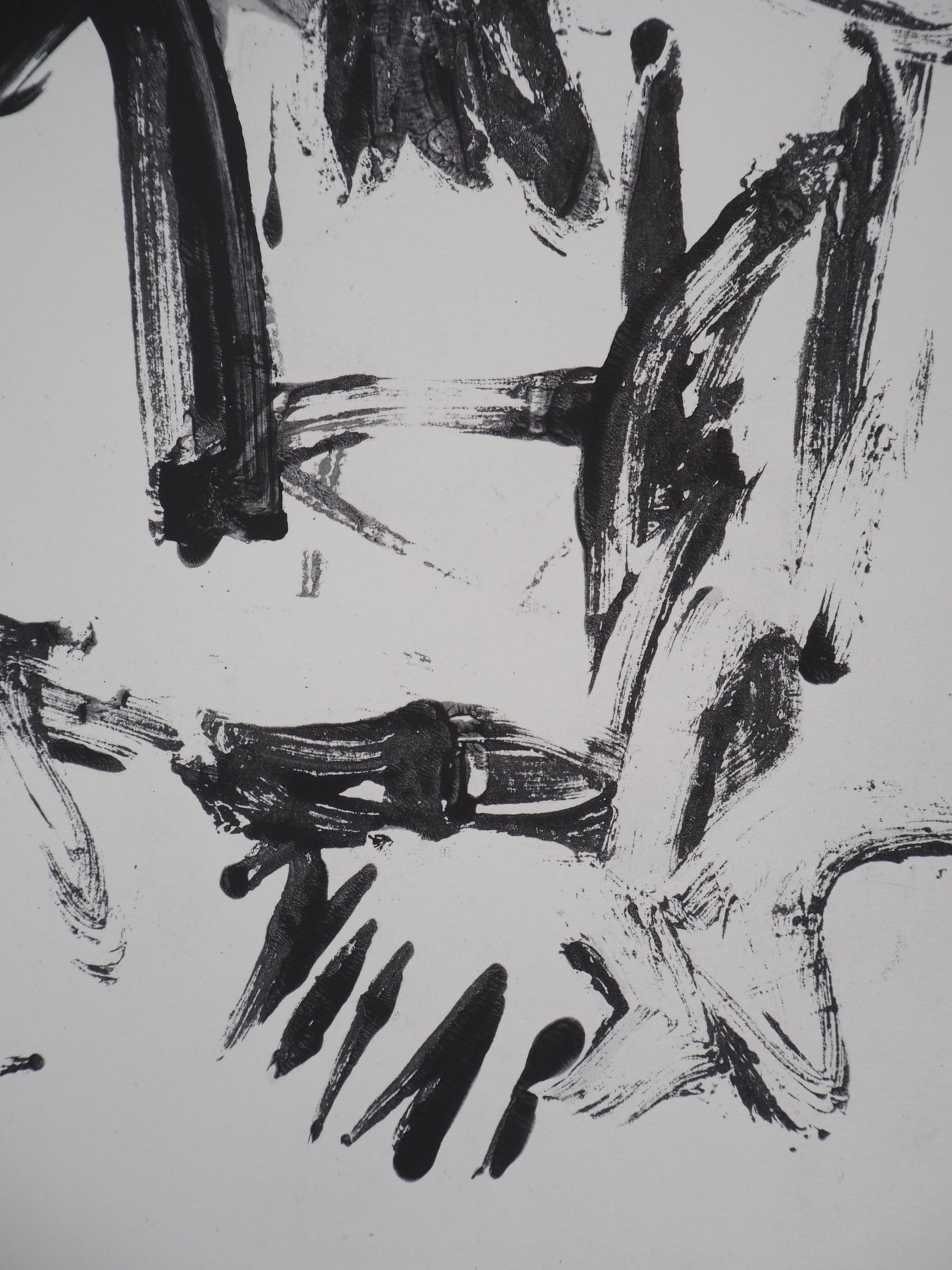 Willem DE KOONING : Homme au chapeau - Lithographie