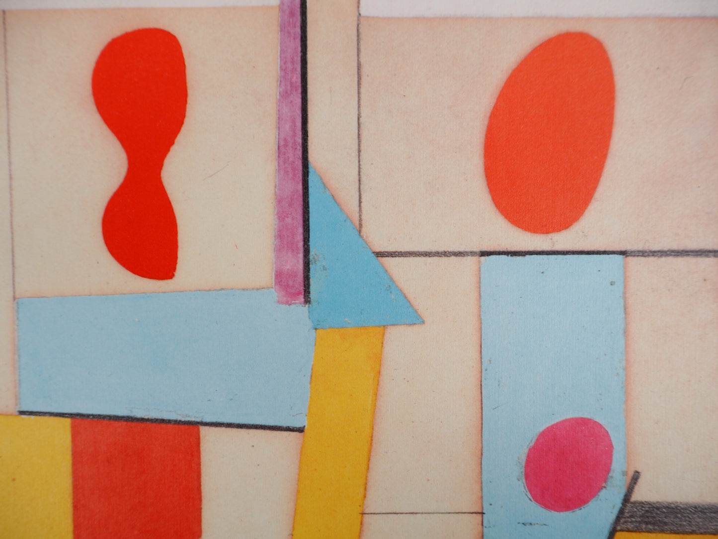 Willem DE KOONING : Intérieur abstrait - Lithographie signée
