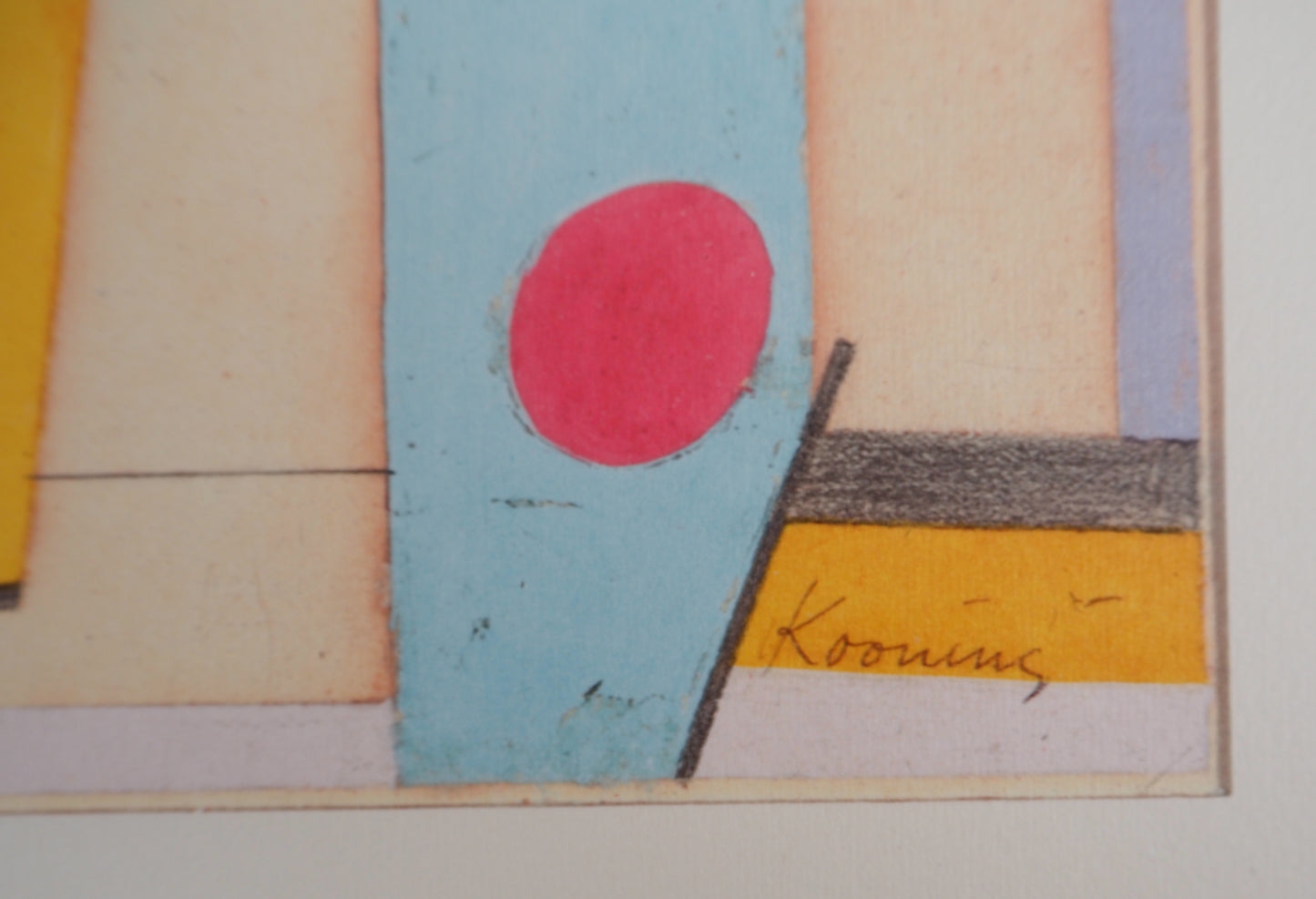 Willem DE KOONING : Intérieur abstrait - Lithographie signée