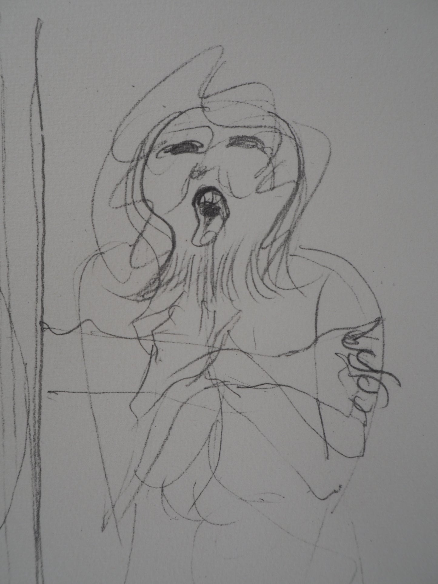Willem DE KOONING : Cri de femme - Lithographie signée