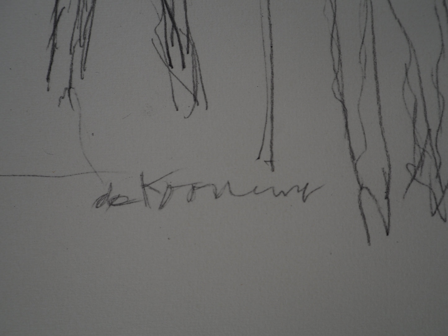 Willem DE KOONING : Cri de femme - Lithographie signée