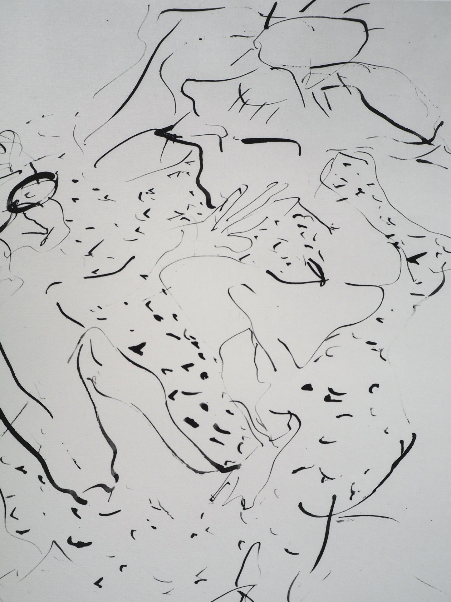 Willem DE KOONING : Hommage à Brueghel - Lithographie signée
