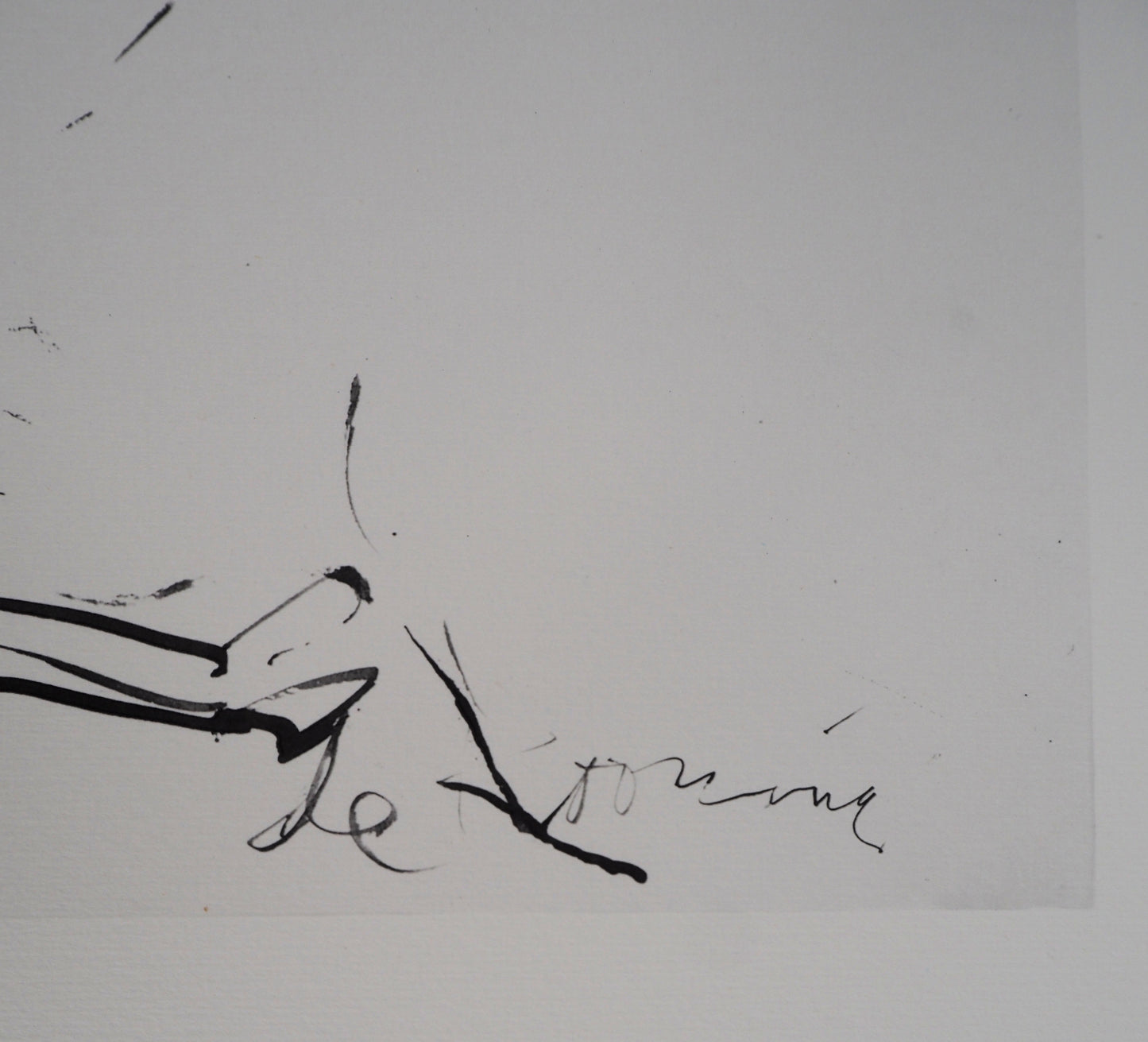 Willem DE KOONING : Hommage à Brueghel - Lithographie signée