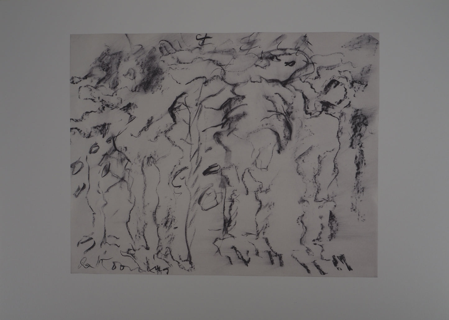 Willem DE KOONING : Cinq figures fauves - Lithographie signée