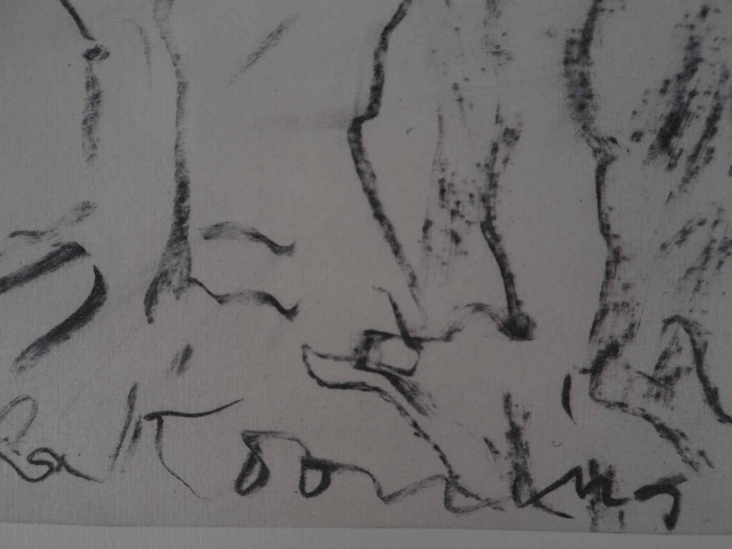 Willem DE KOONING : Cinq figures fauves - Lithographie signée