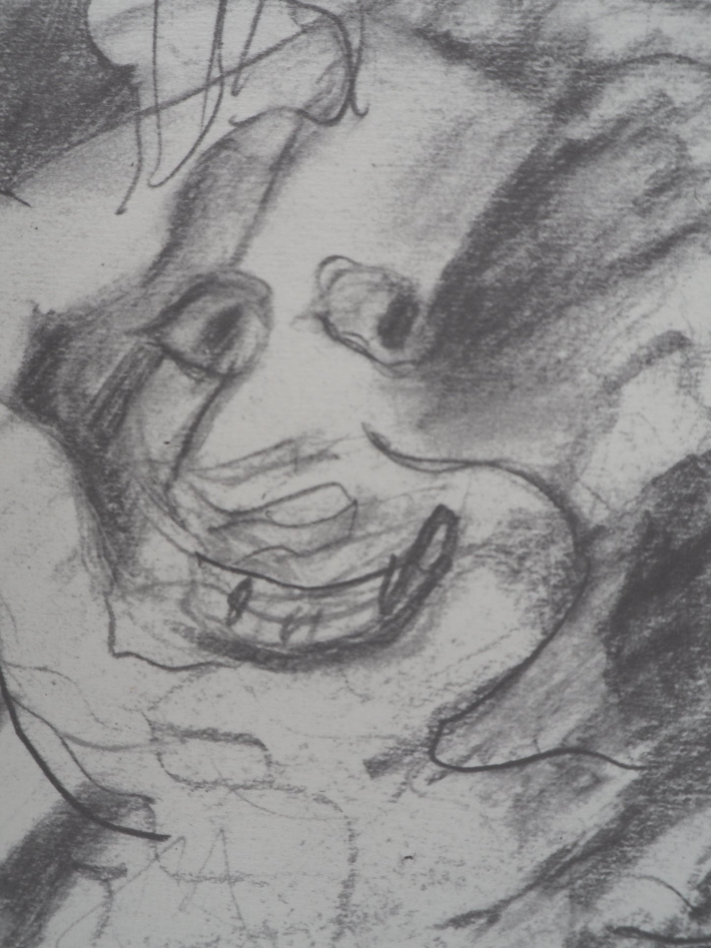 Willem DE KOONING : L'Homme derrière la brume - Lithographie signée