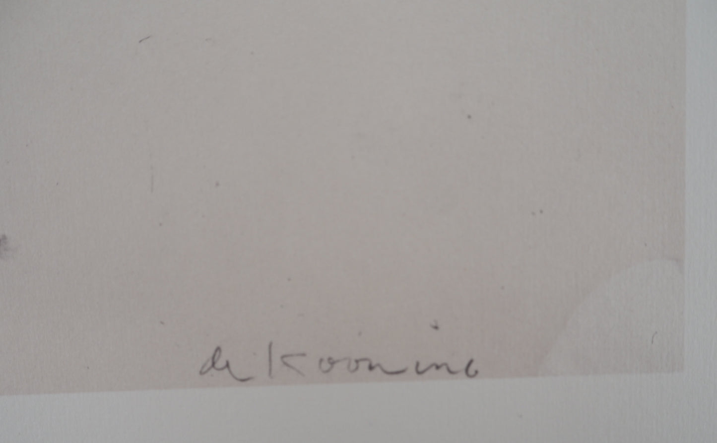 Willem DE KOONING : Danse fauve - Lithographie signée