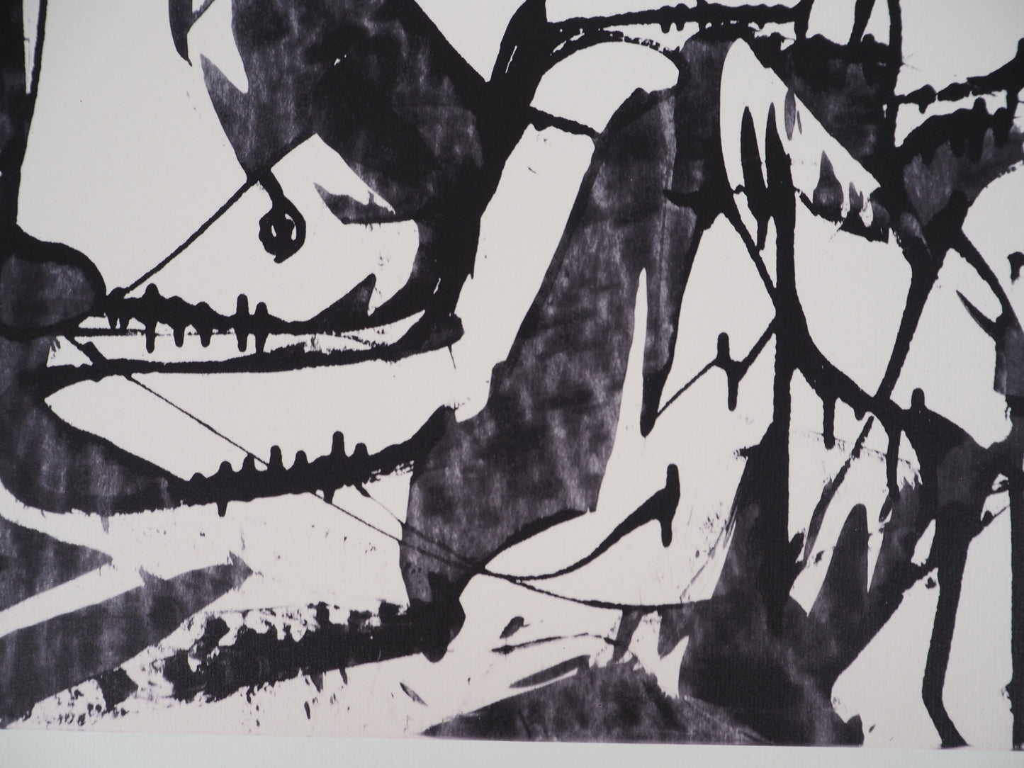 Willem DE KOONING : Abstraction - Lithographie signée