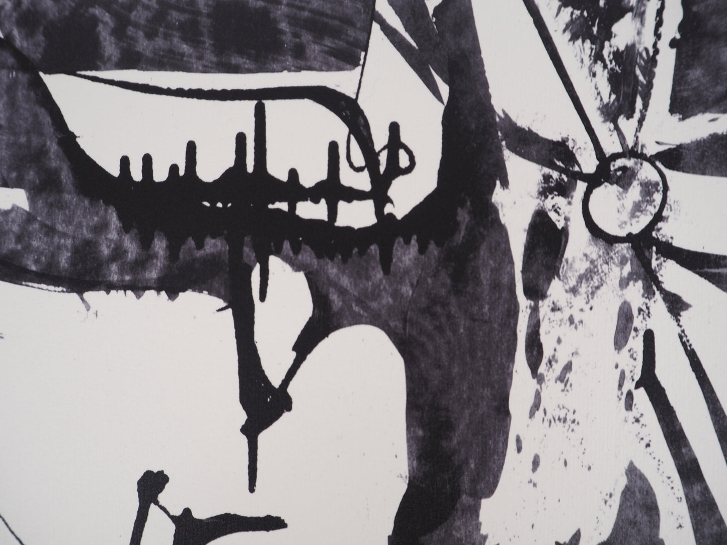 Willem DE KOONING : Abstraction - Lithographie signée
