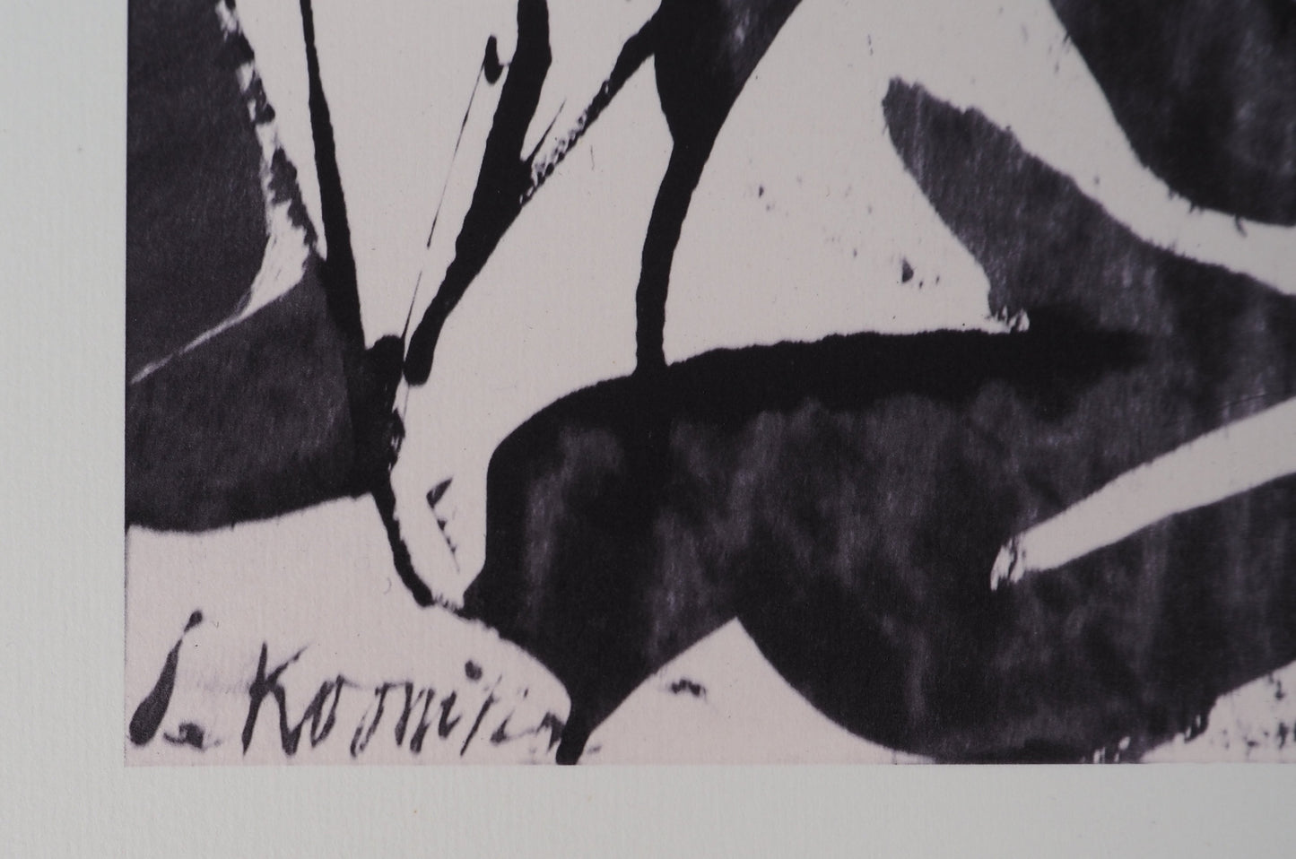 Willem DE KOONING : Abstraction - Lithographie signée