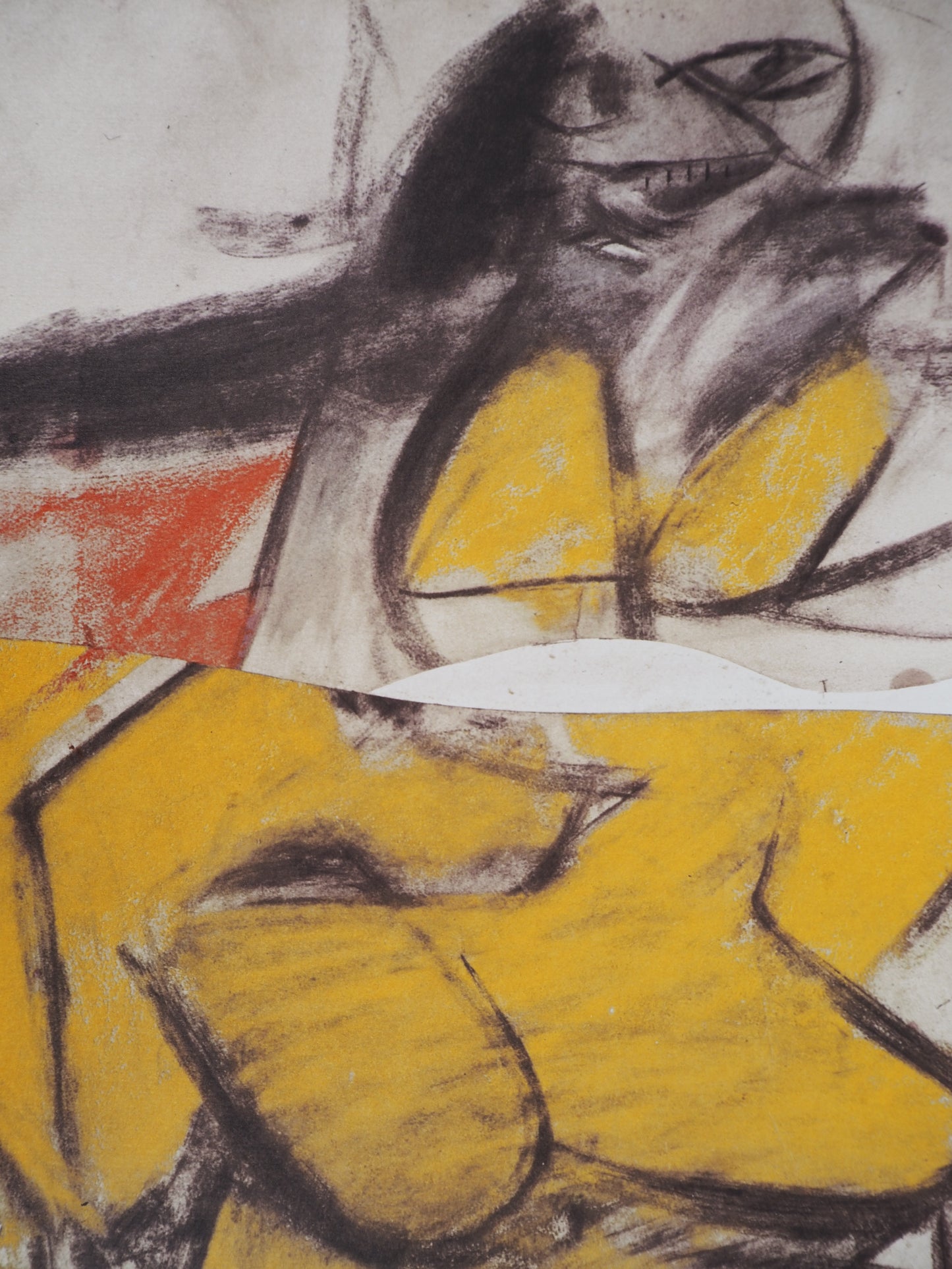 Willem DE KOONING : La femme en jaune - Lithographie signée