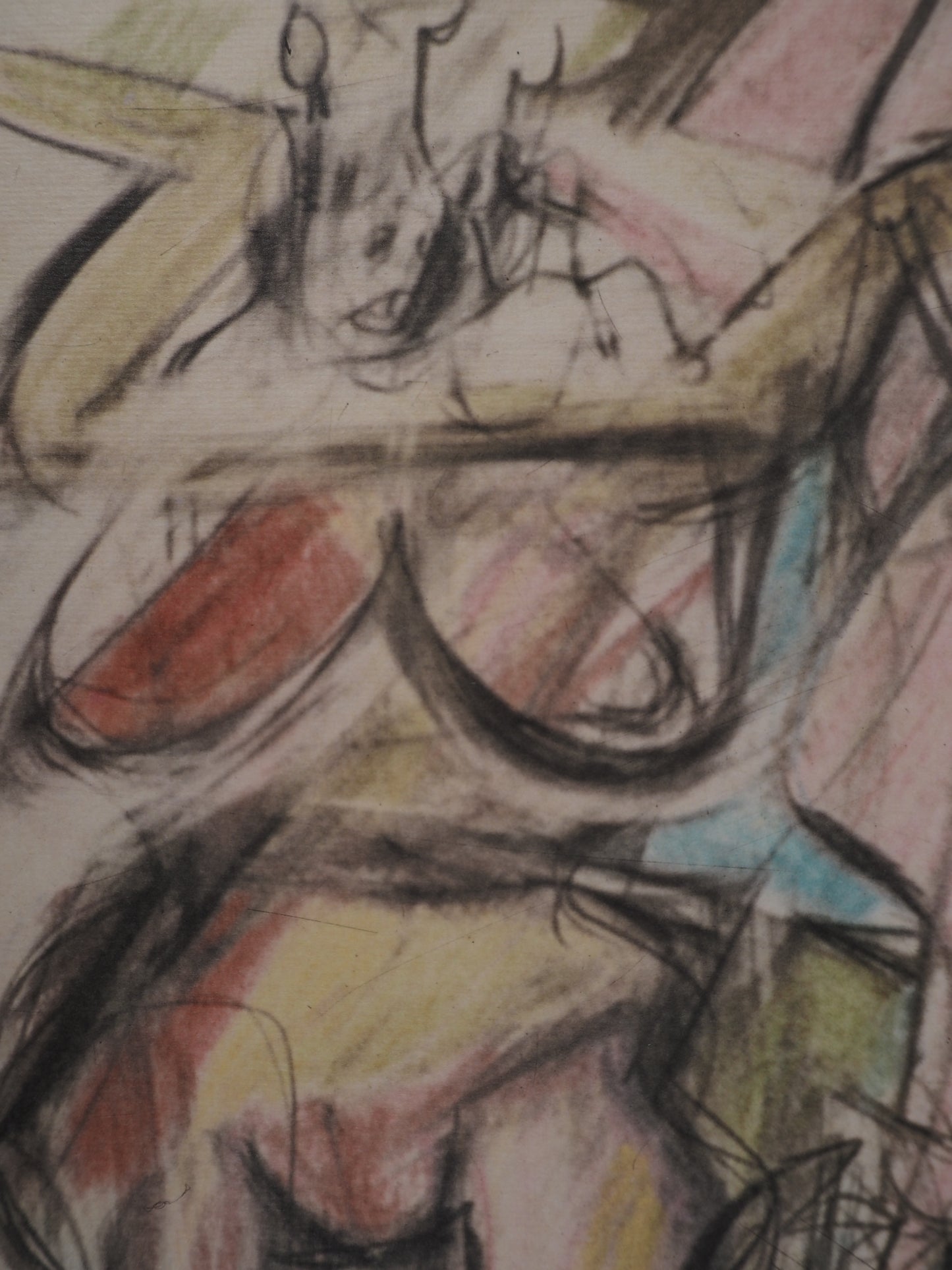 Willem DE KOONING : Deux femmes sauvages - Lithographie signée