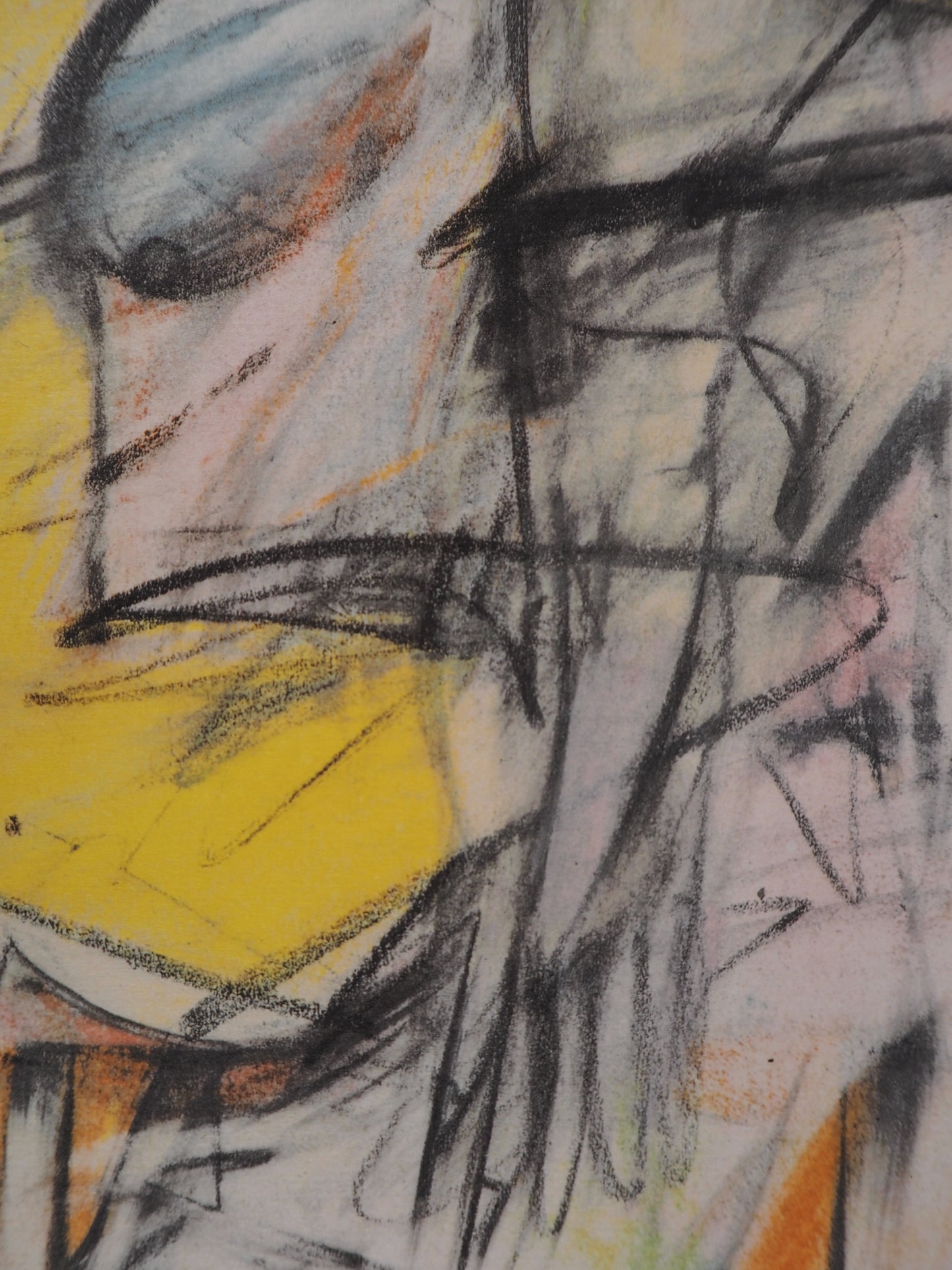 Willem DE KOONING : Femme en jaune - Lithographie signée