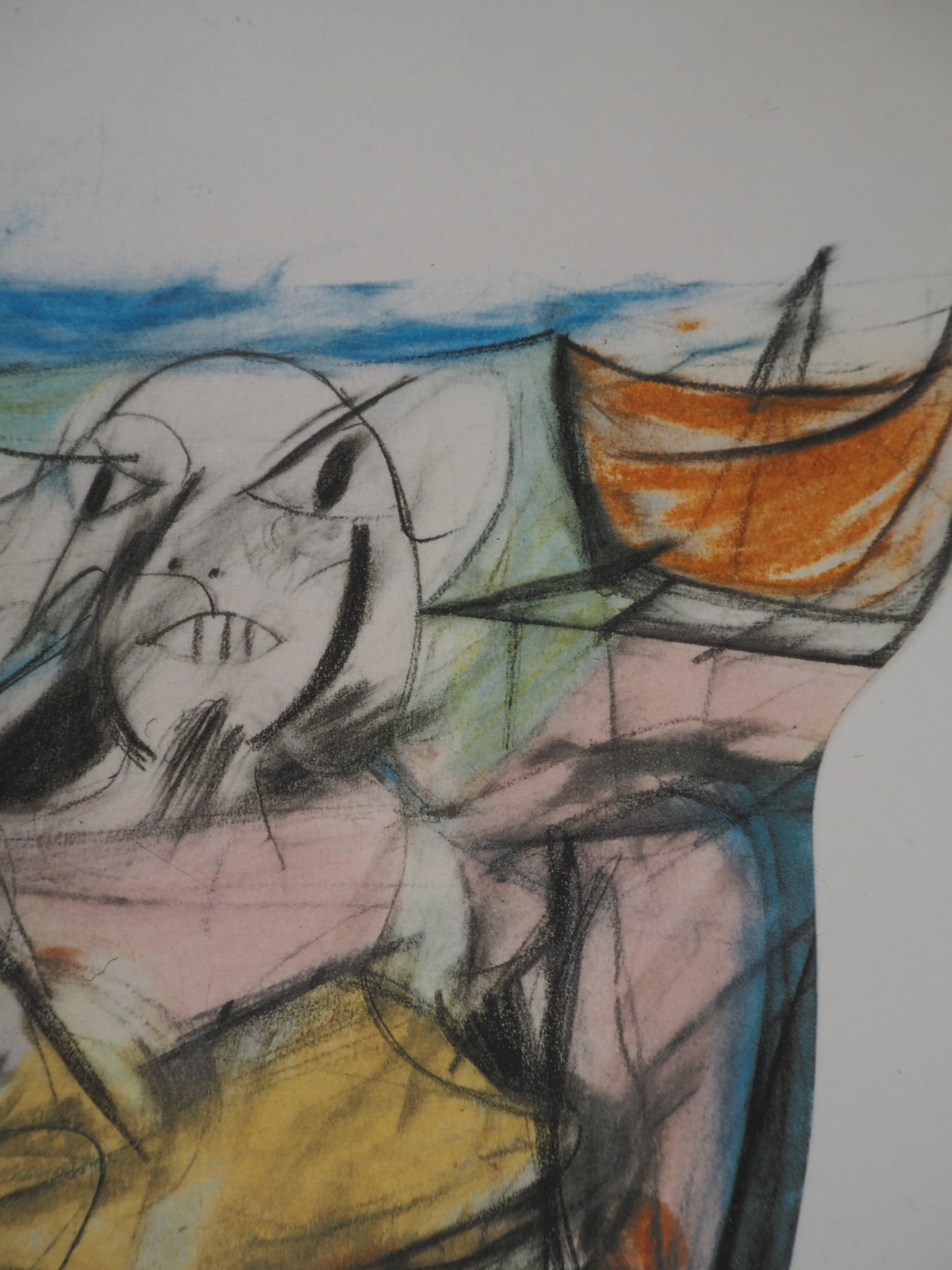 Willem DE KOONING : Femme sur la plage - Lithographie signée