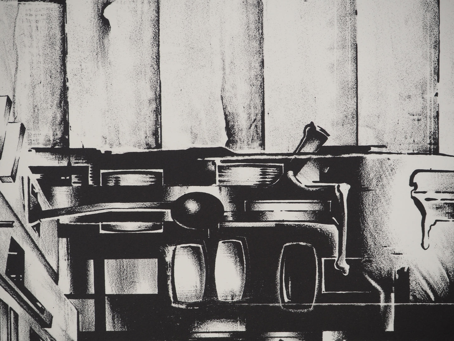 Francisco MELO : Dystopie scientifique - Lithographie originale signée
