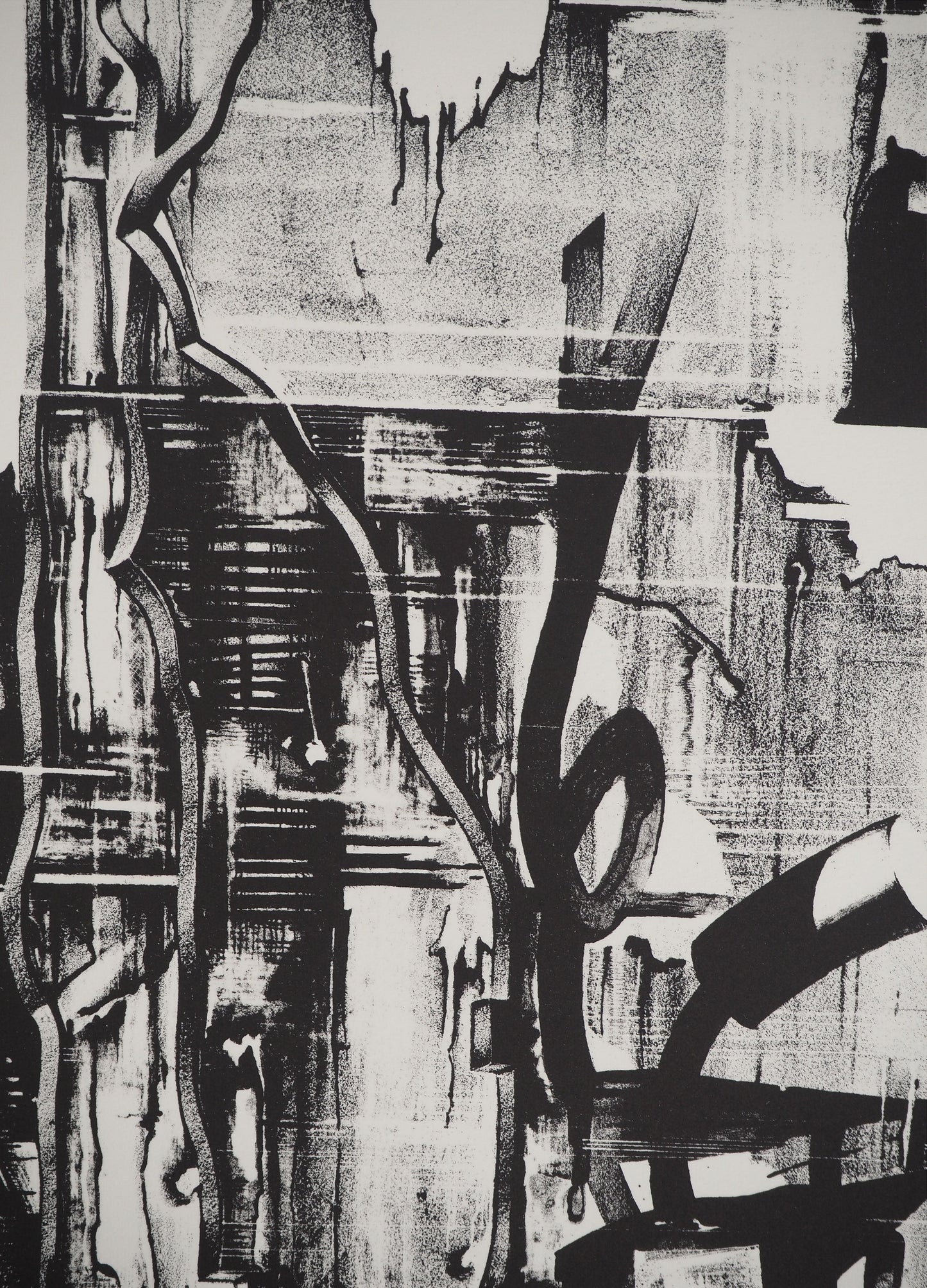 Francisco MELO : Dystopie scientifique - Lithographie originale signée