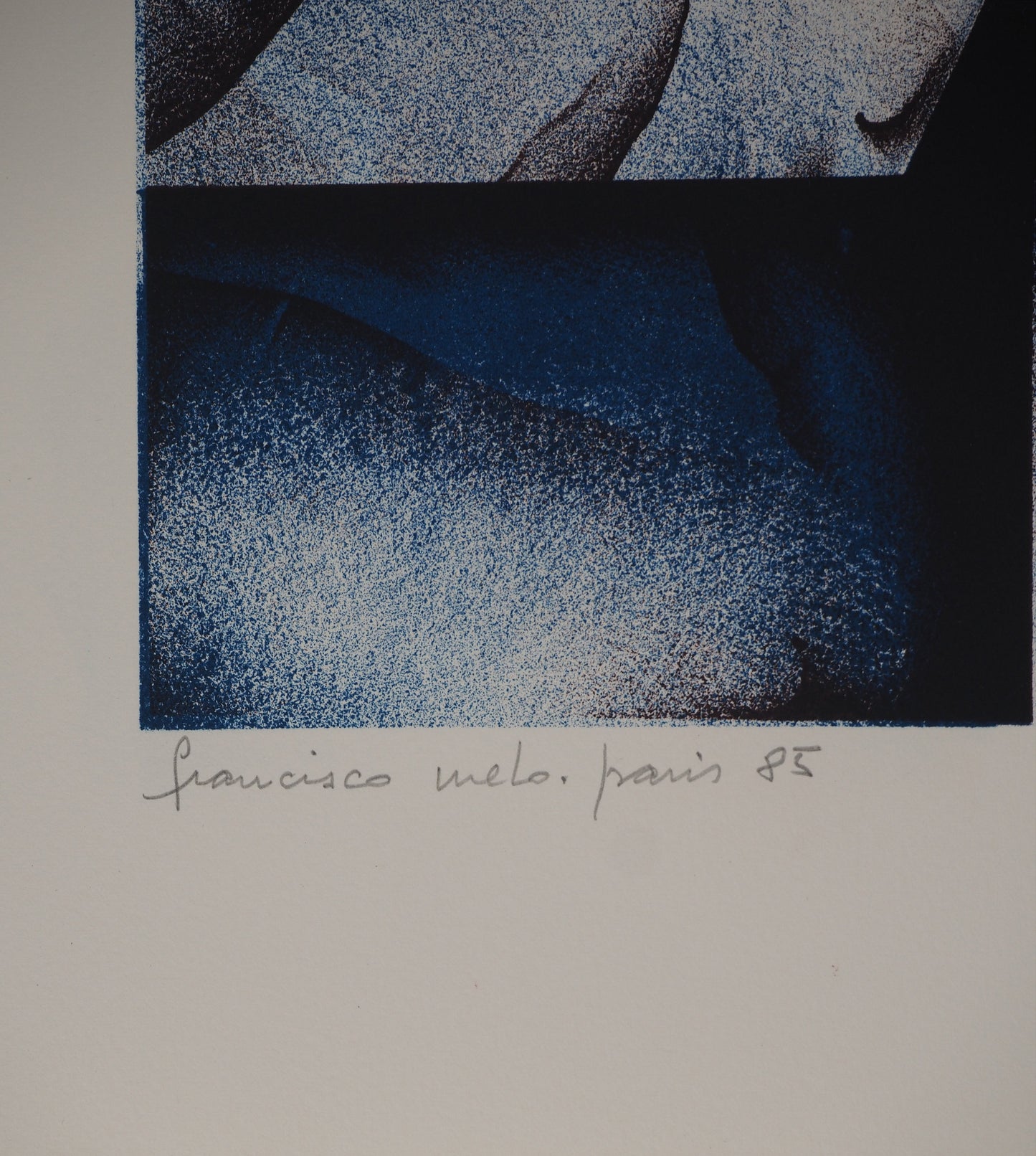 Francisco MELO : Composition mécanique - Lithographie originale signée