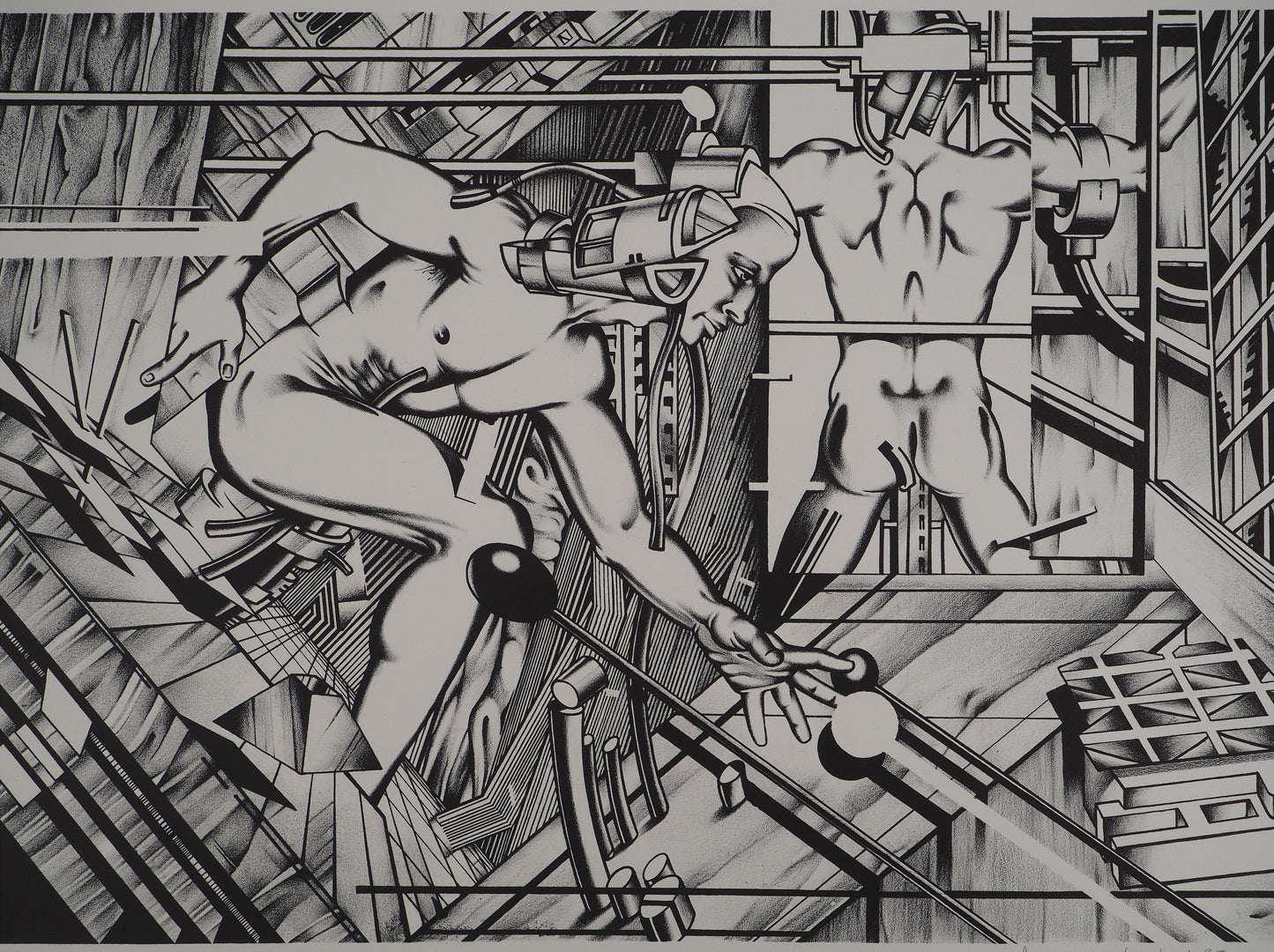 Francisco MELO : Surhomme - Lithographie originale signée
