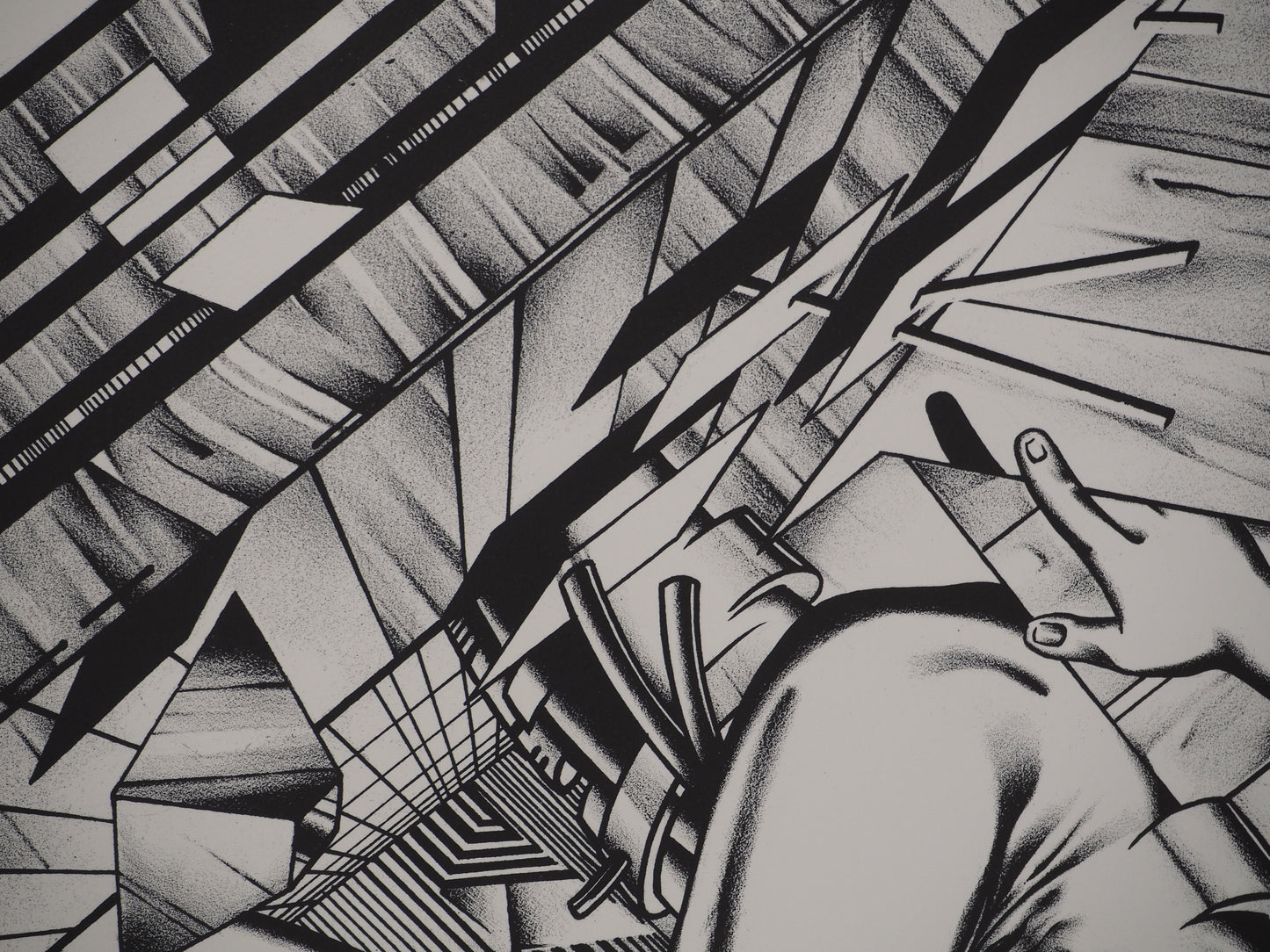 Francisco MELO : Surhomme - Lithographie originale signée