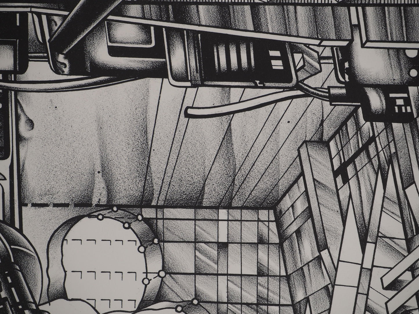 Francisco MELO : Guerriers futuristes - Lithographie originale signée