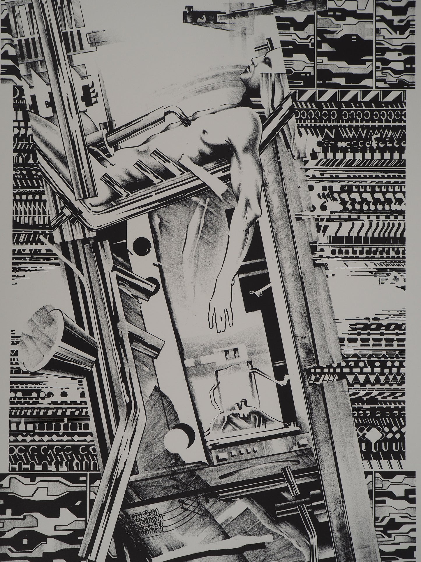 Francisco MELO : Homme du futur - Lithographie originale signée