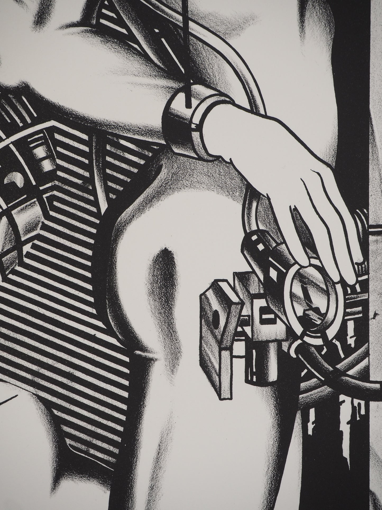 Francisco MELO : Couple de Cyborgs - Lithographie originale signée
