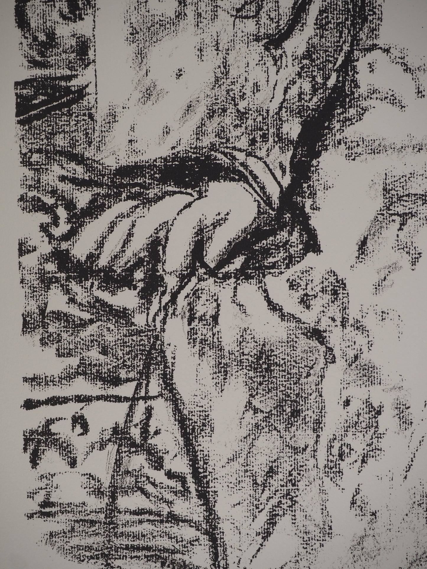 Leopoldo PRESAS : Jeune femme sur le sofa - Lithographie originale signée