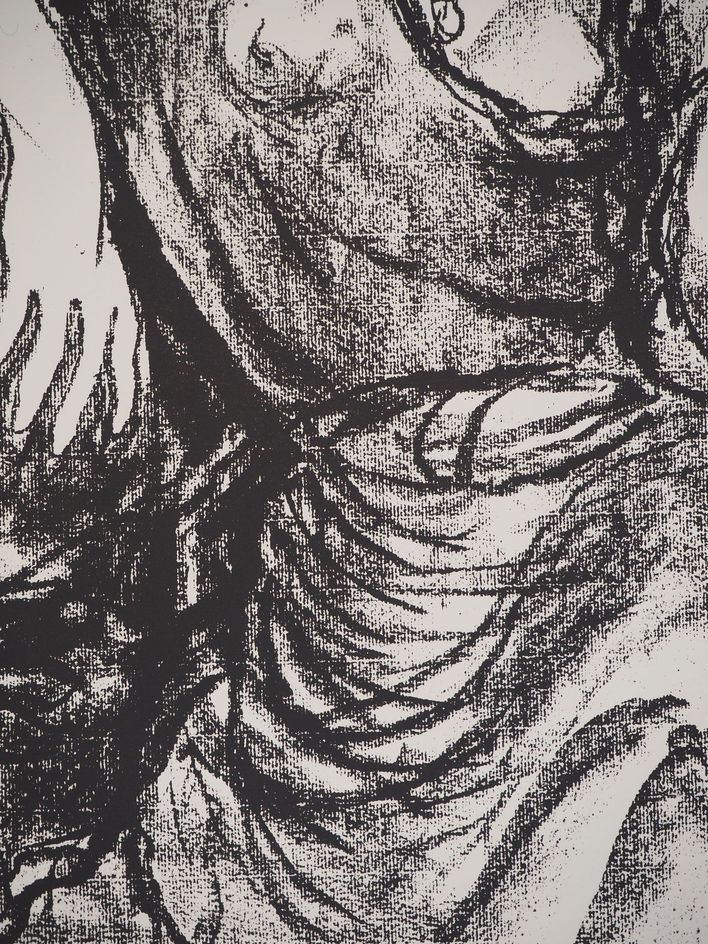 Leopoldo PRESAS : Jeune femme au chapeau - Lithographie originale signée