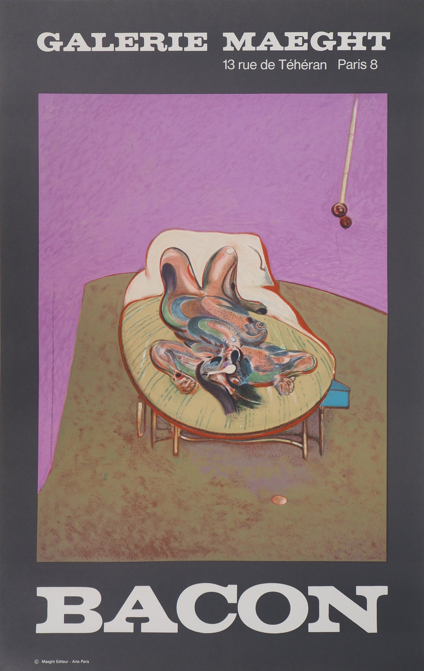 Francis BACON : Nu allongé - Lithographie