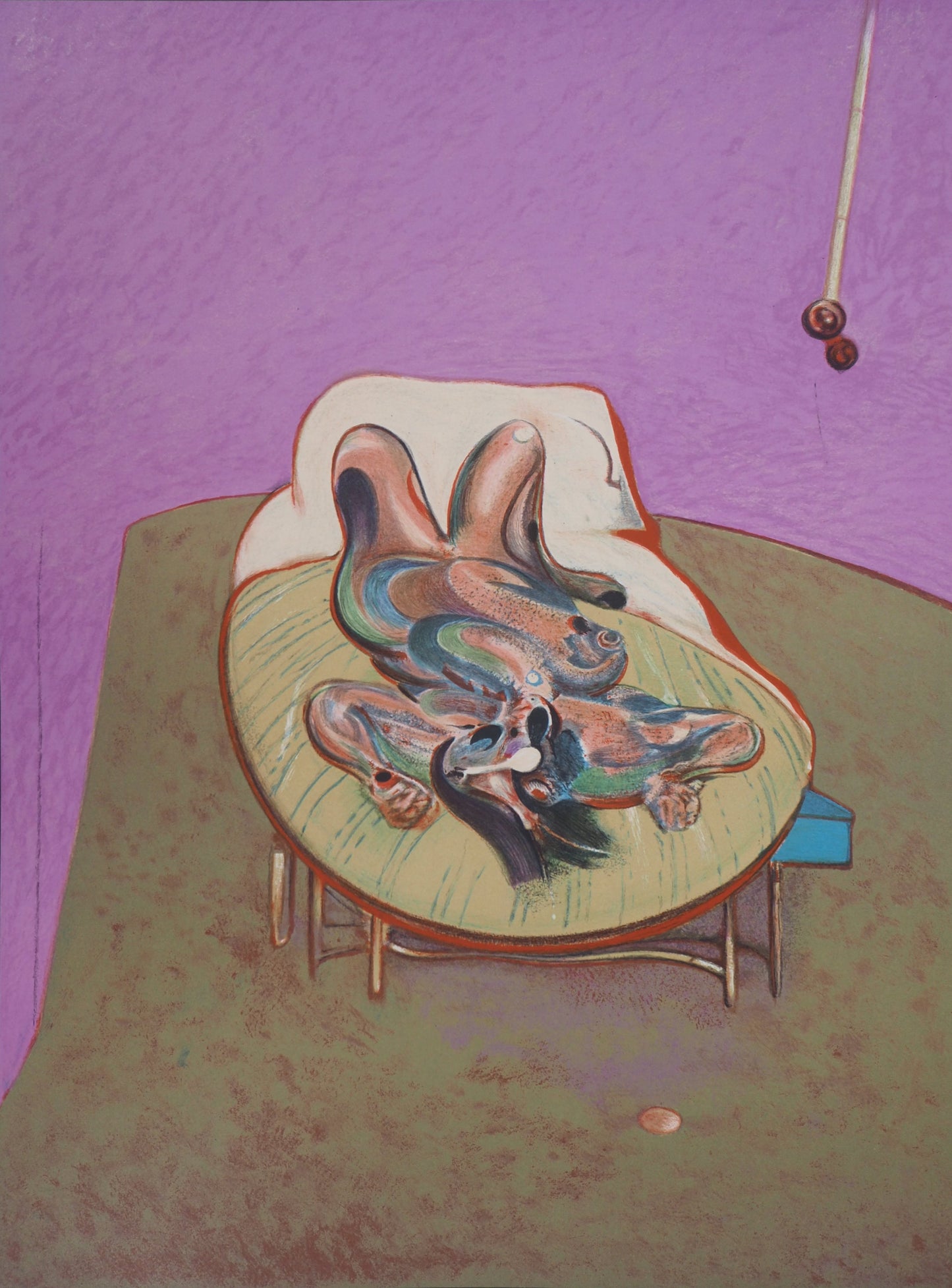 Francis BACON : Nu allongé - Lithographie